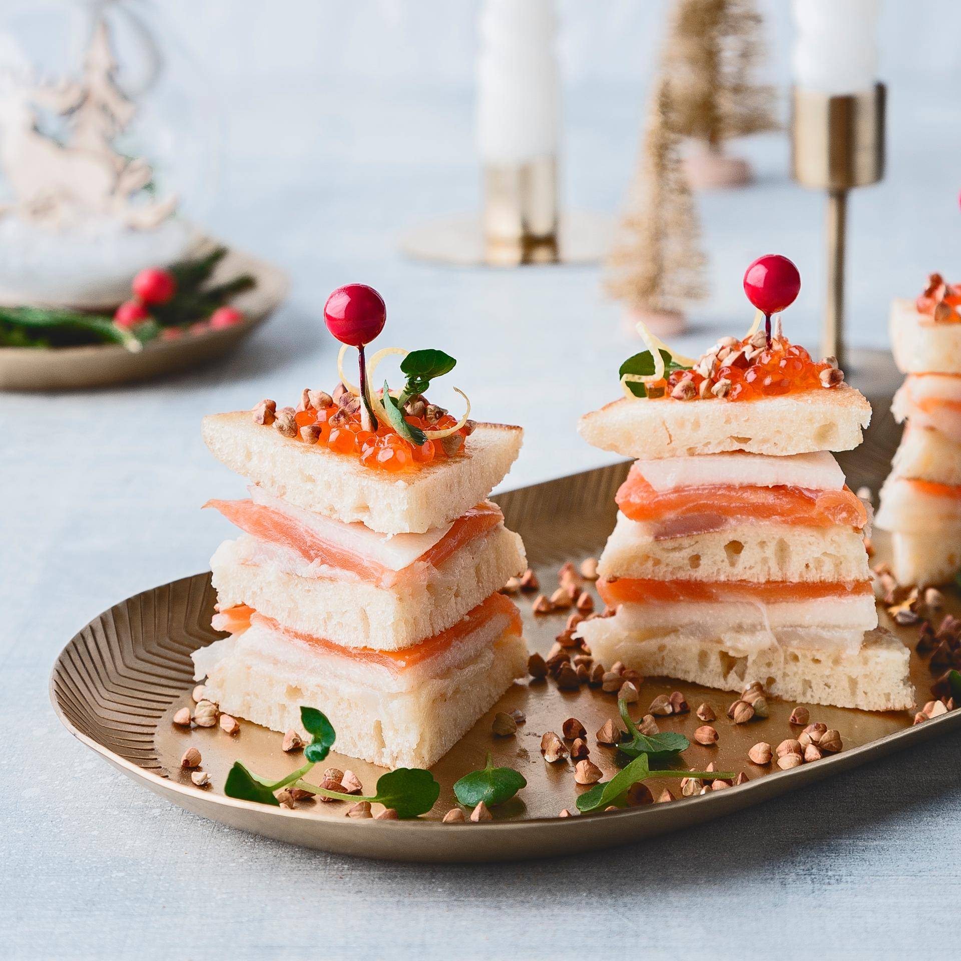 Millefeuille russe à la truite - Recette Cookeo | Moulinex