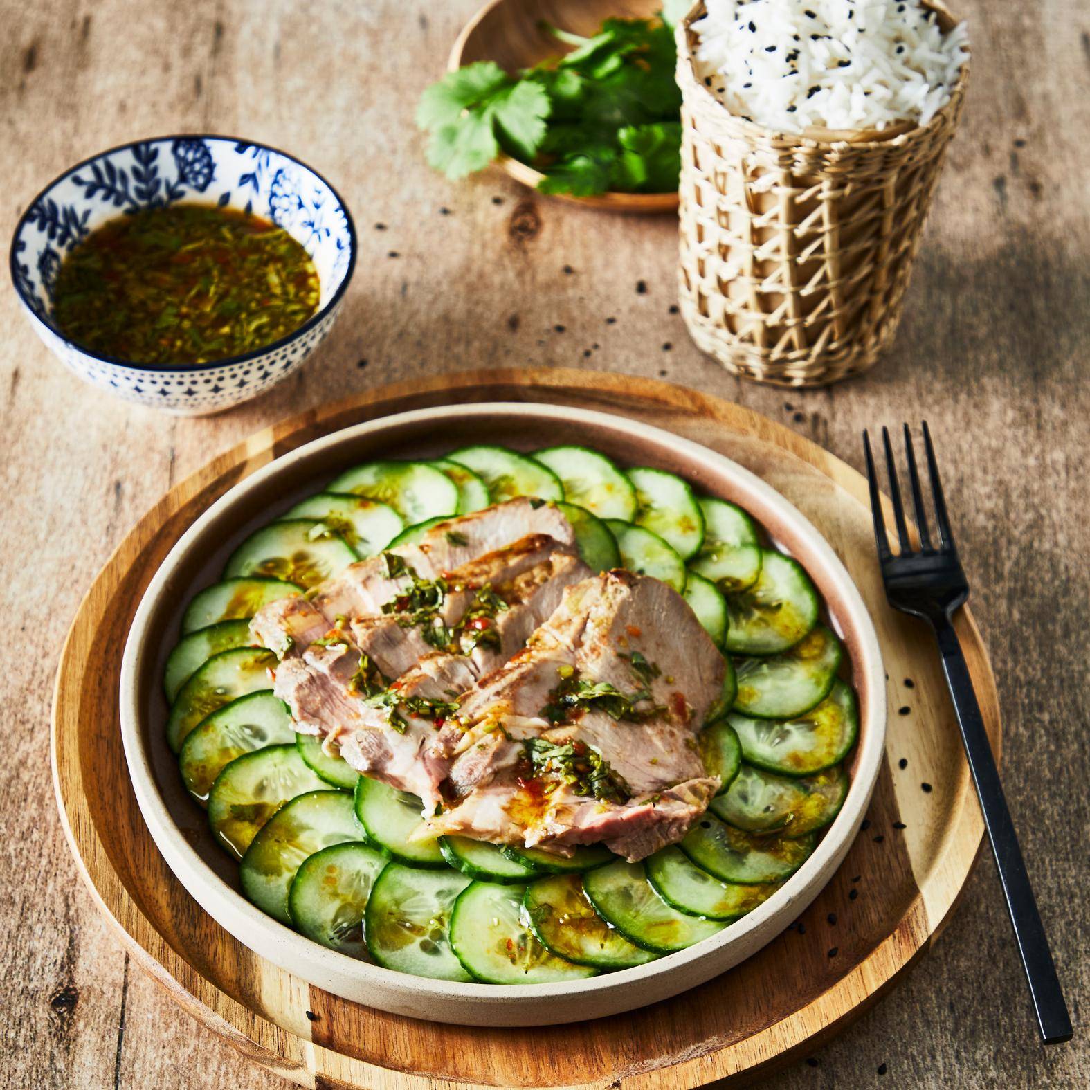 Porc grillé sauce épicée - Recette EASY FRY GRILL & STEAM 3 in 1 | Moulinex