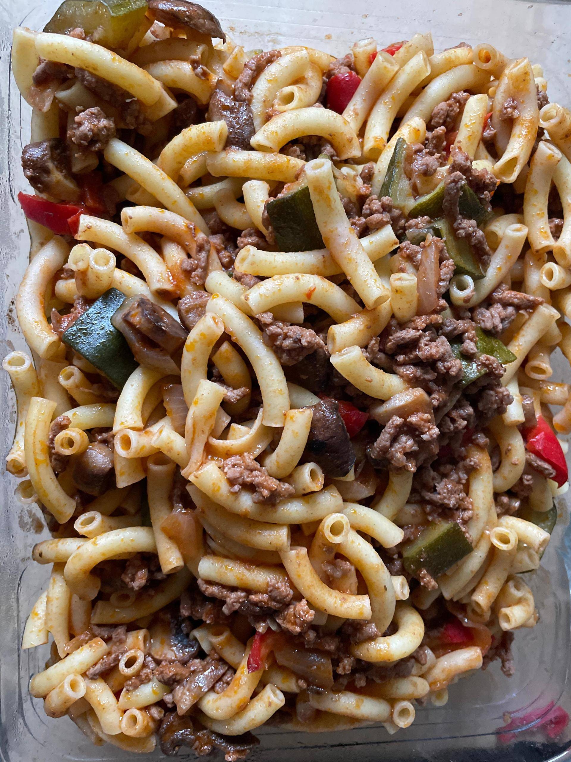 Macaronis légumes viande hachée - Recette Cookeo V3 | Moulinex