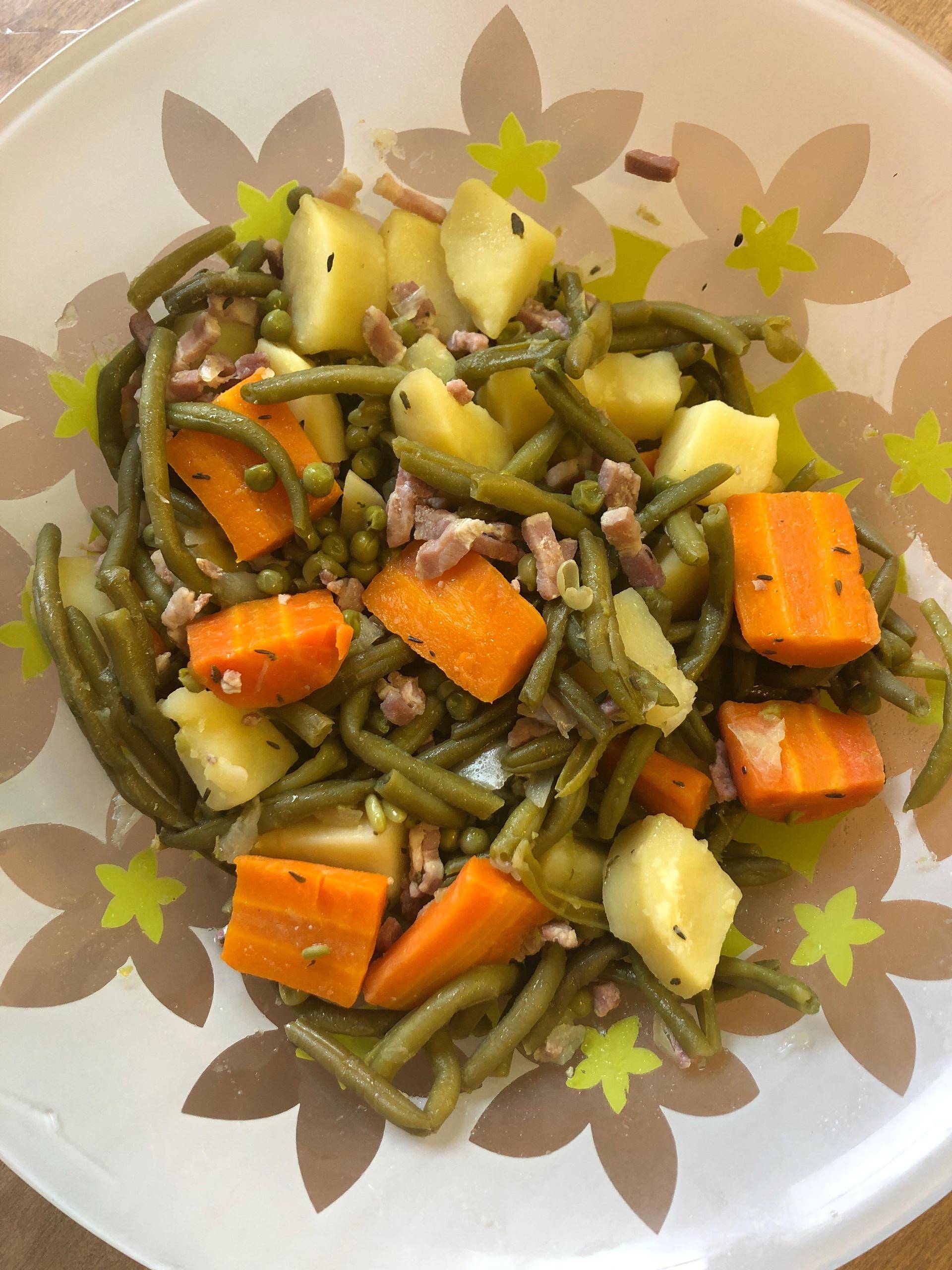Jardinière légumes et lardons - Recette Cookeo V3 | Moulinex