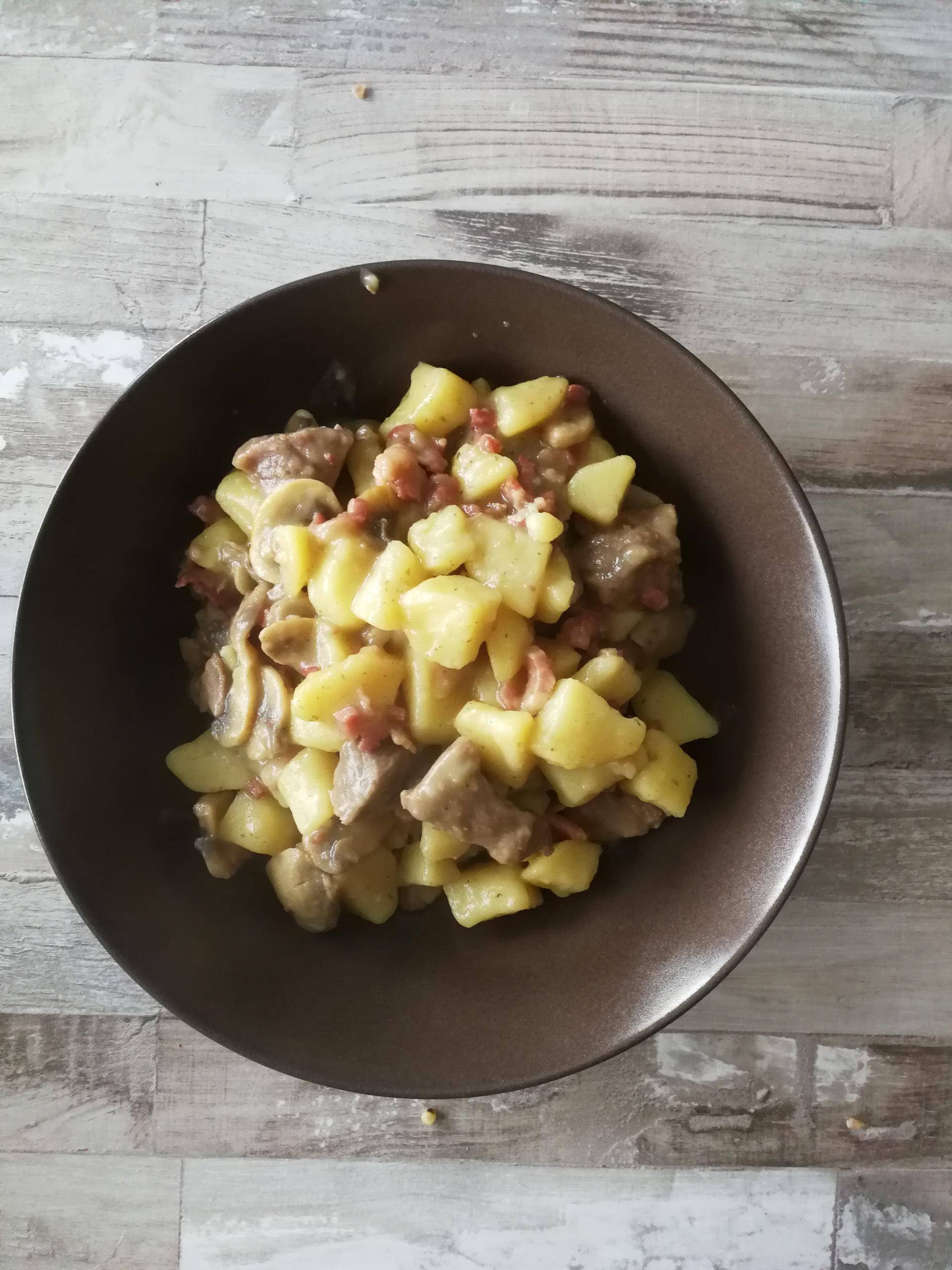 Sauté de bœuf aux champignons et pomme de terre - Recette Cookeo V3 | Moulinex