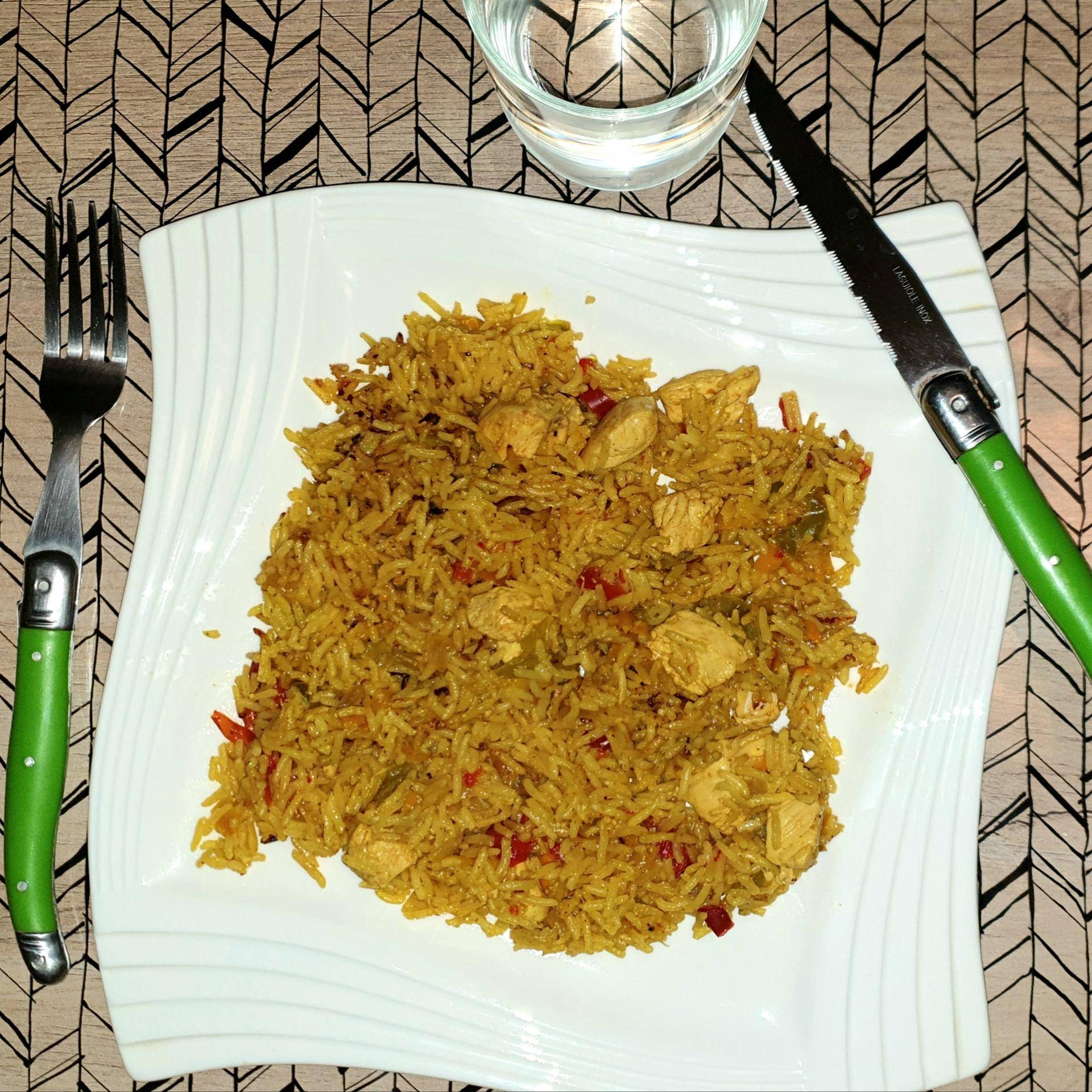 Poulet et Riz au Curry - Recette Cookeo | Moulinex