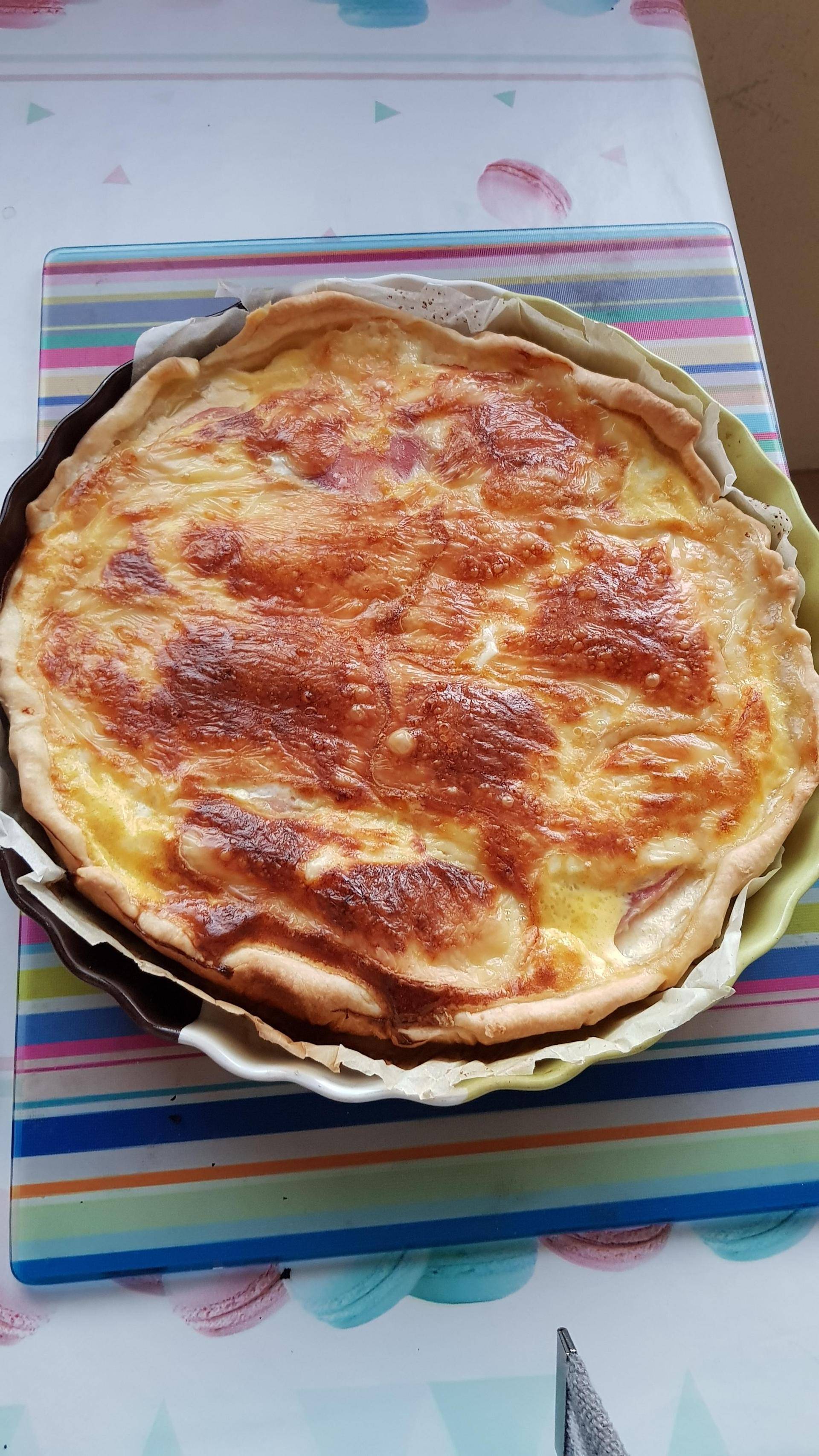 Tarte au maroilles - Recette Companion | Moulinex