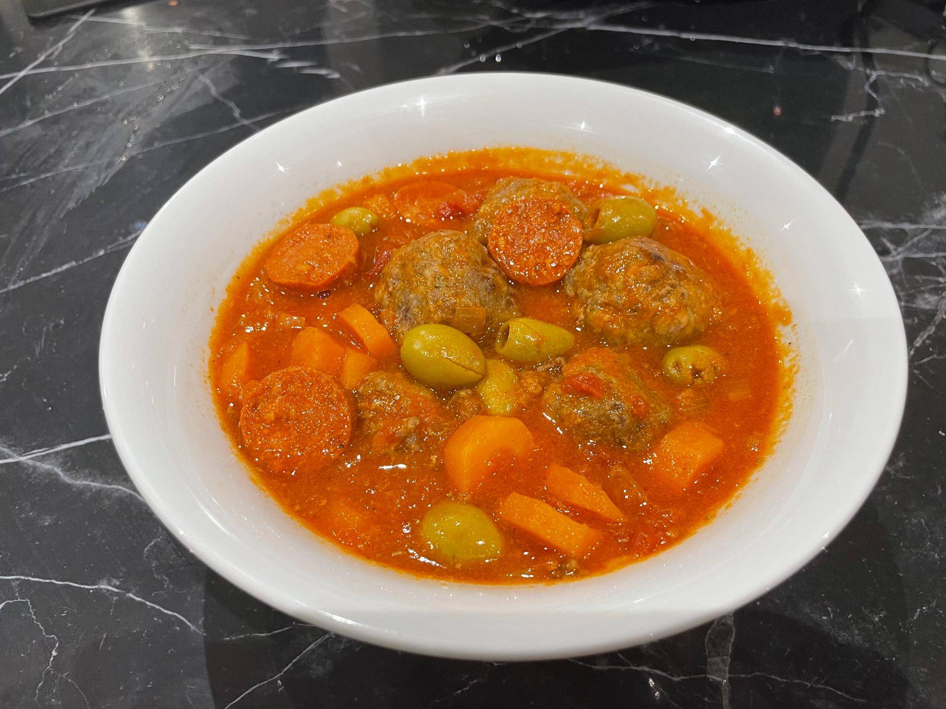 Boulettes viande avec chorizo et olives - Recette Cookeo V3 | Moulinex