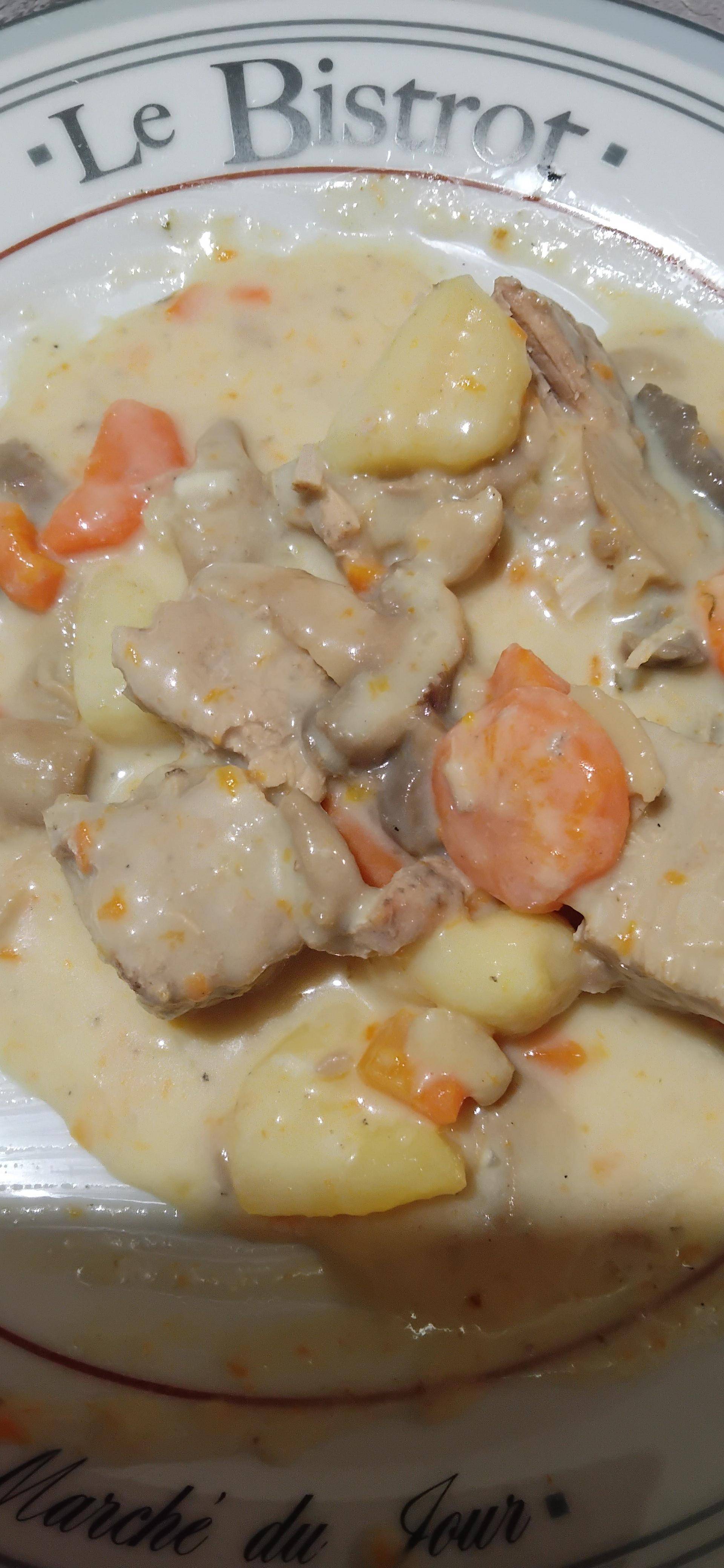 Blanquette de veau petits pois-riz - Recette Companion XL | Moulinex