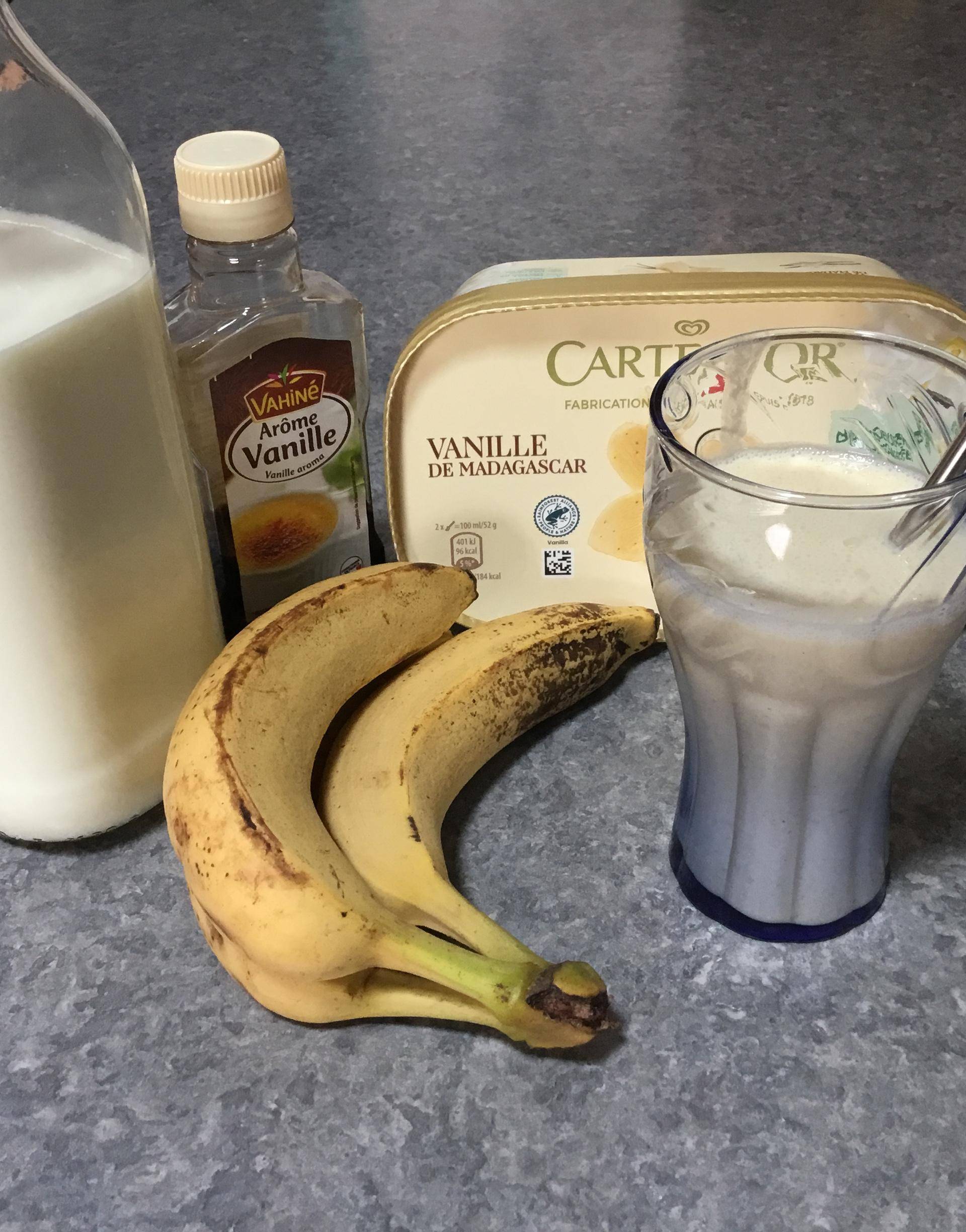 Milk-shake aux bananes - Recette Companion Connect XL | Moulinex
