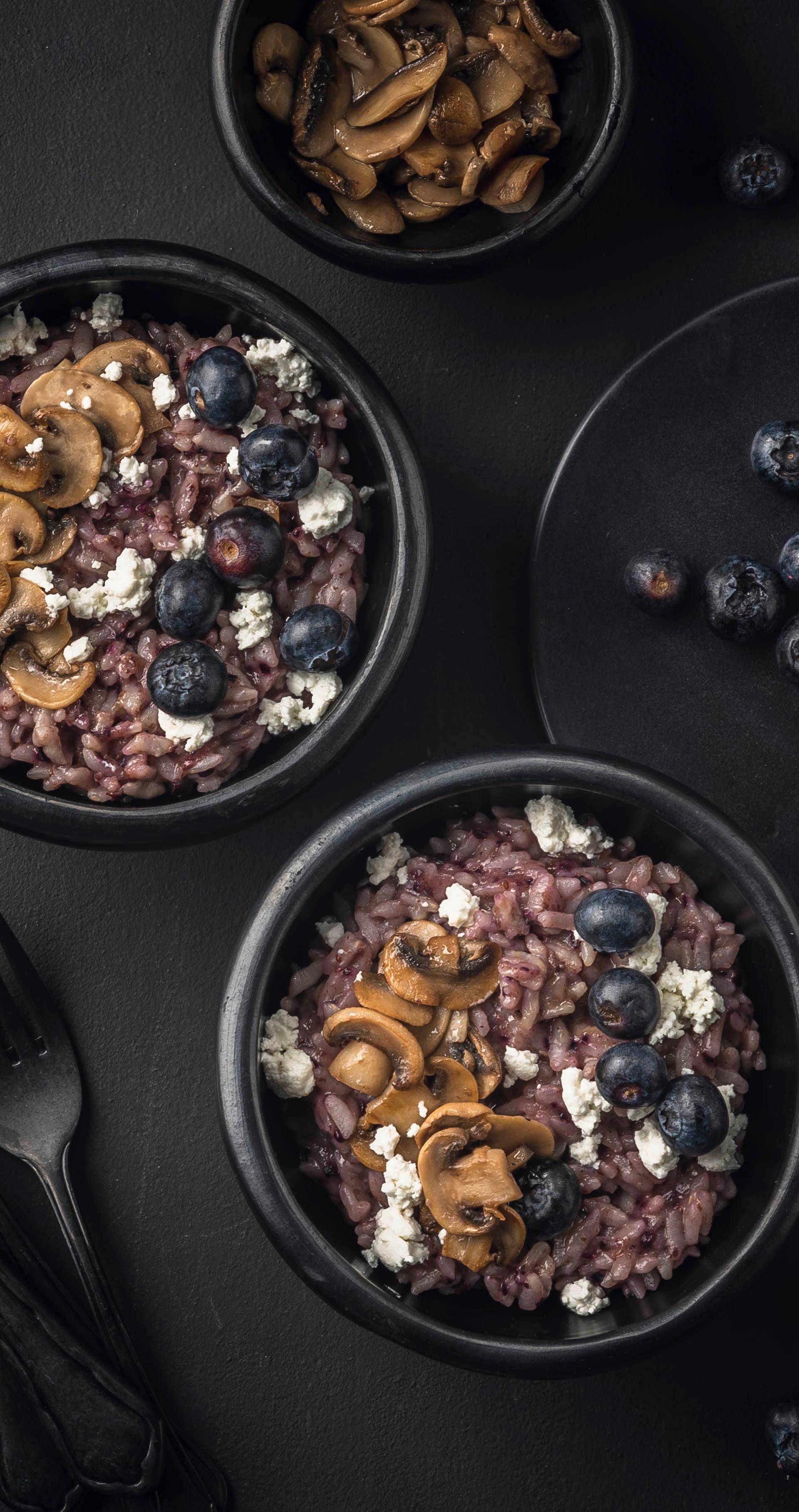 Risotto blauwbessen geitenkaas - Recette Cookeo | Moulinex