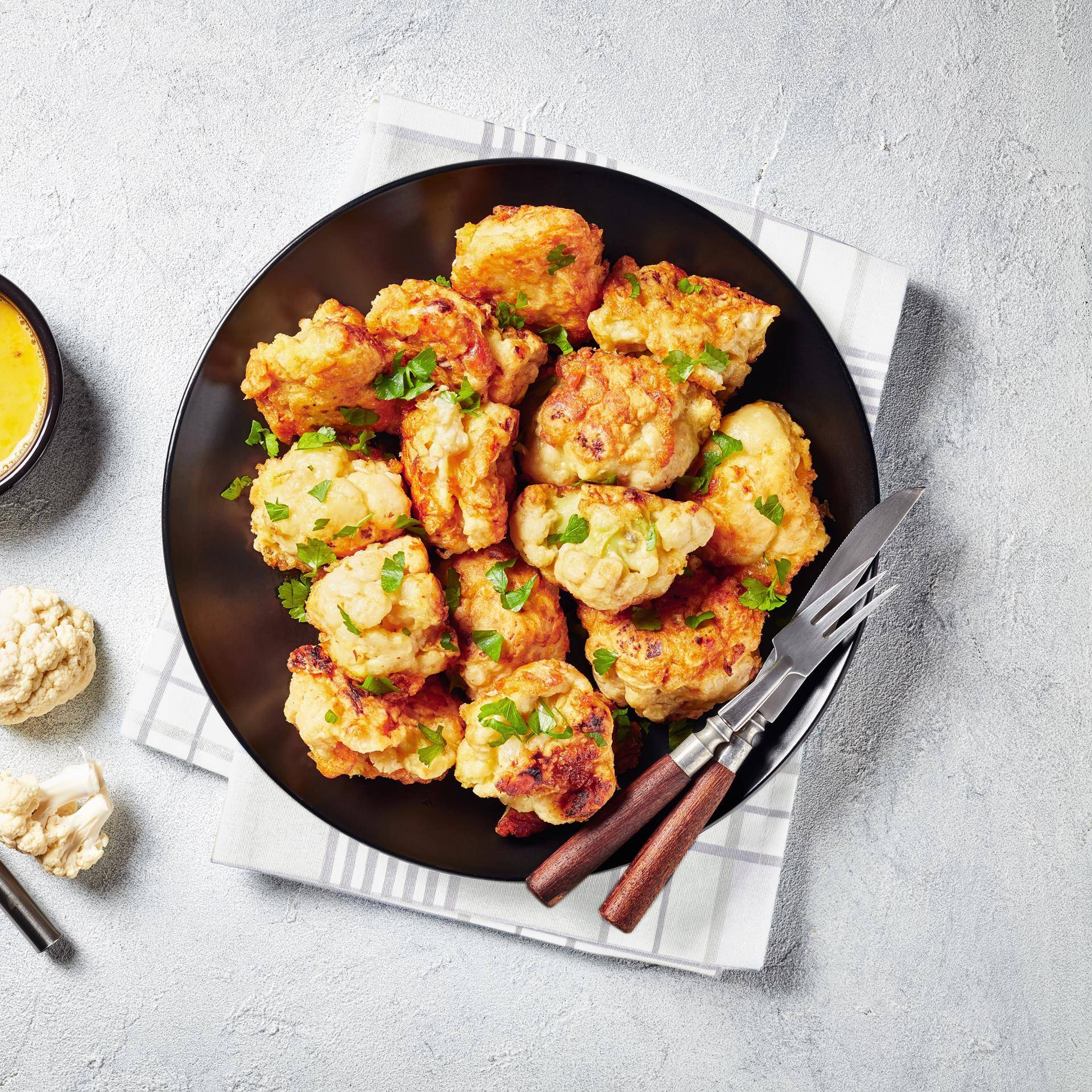 Bloemkool met kerrie - Recette Easy Fry Compact | Moulinex