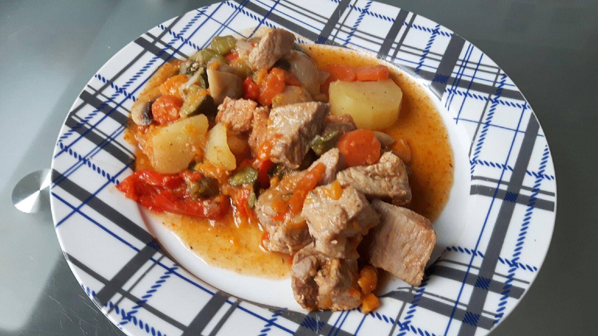 Sauté de porc aux légumes super light - Recette Cookeo | Moulinex