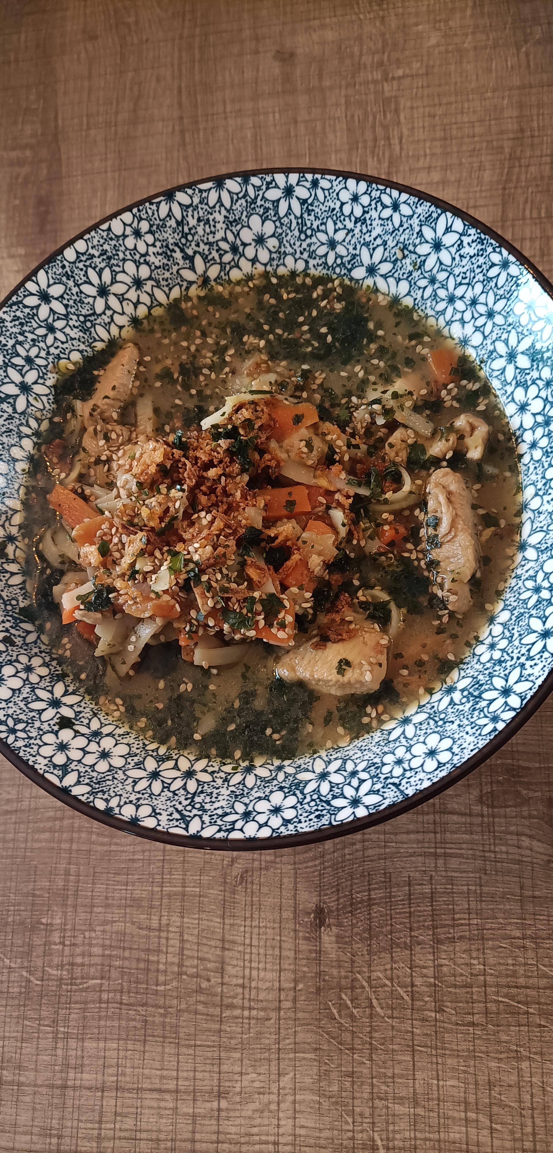 Ramen poulet légumes épicés - Recette Cookeo | Moulinex