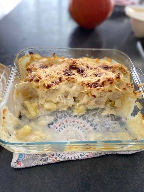 Endive au jambon, chou fleur pomme de terre et béchamel - Recette Companion | Moulinex