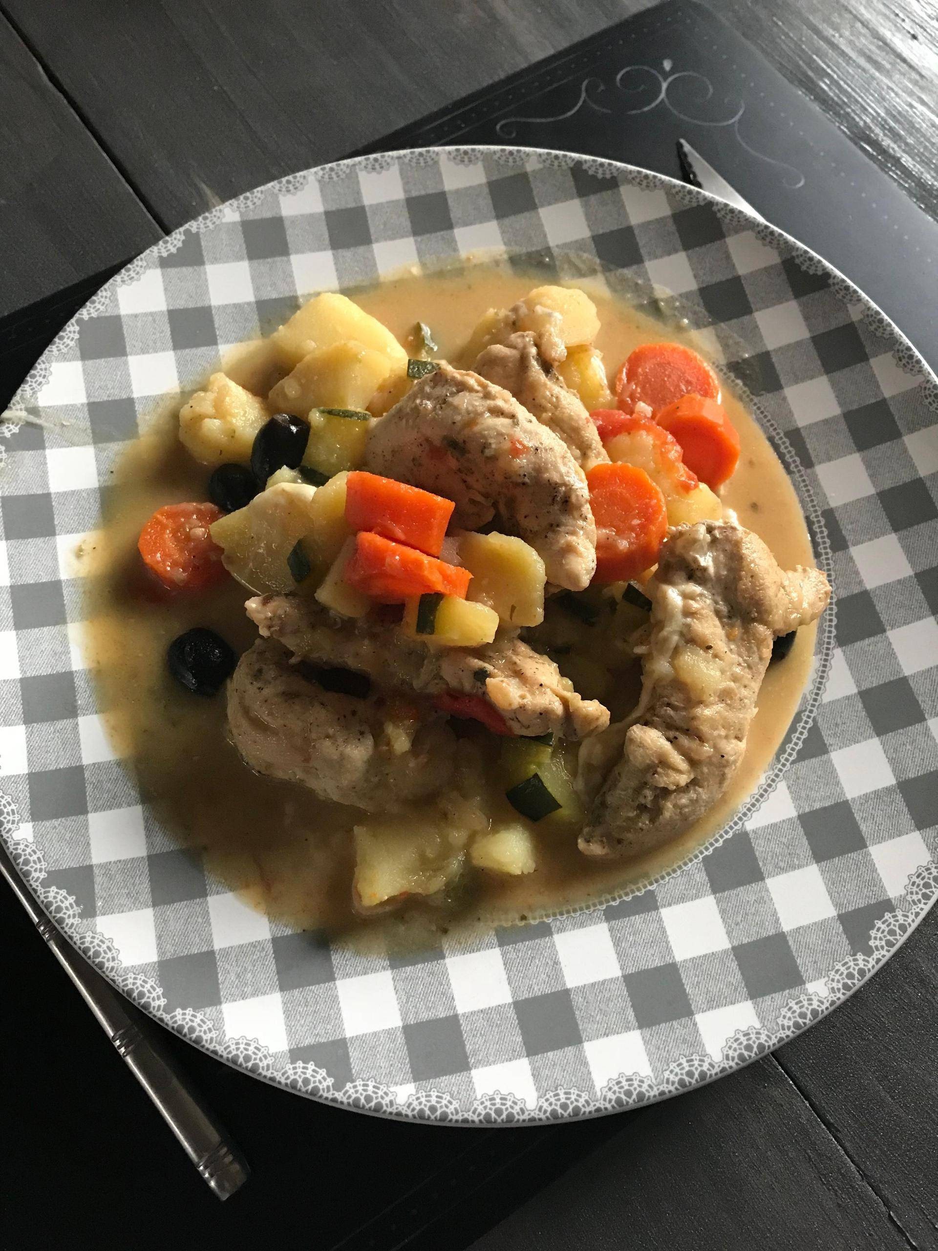 Aiguillettes de poulet légumes et saint Marcelin - Recette Cookeo | Moulinex