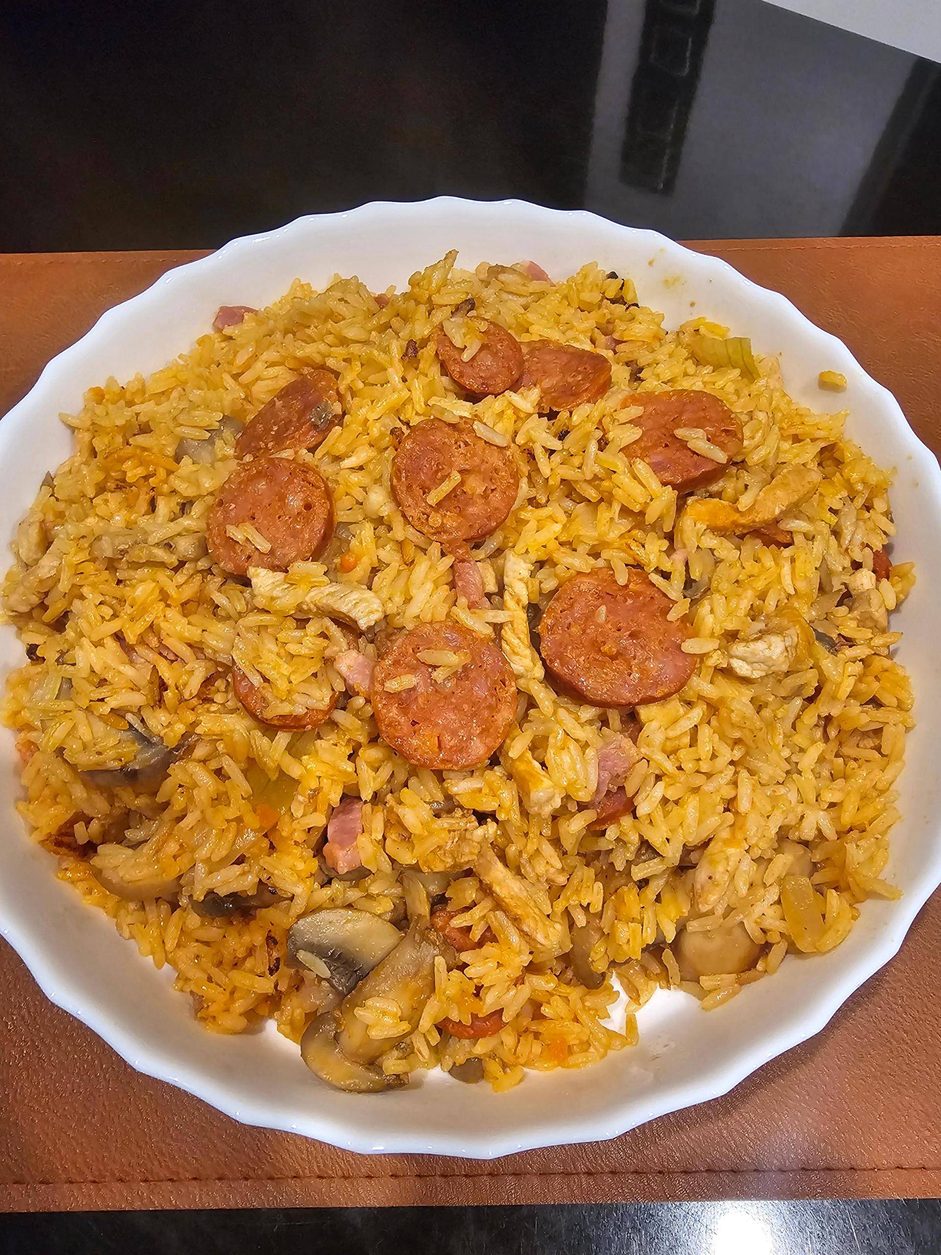 Émincé de porc, chorizo et riz - Recette Cookeo V3 | Moulinex