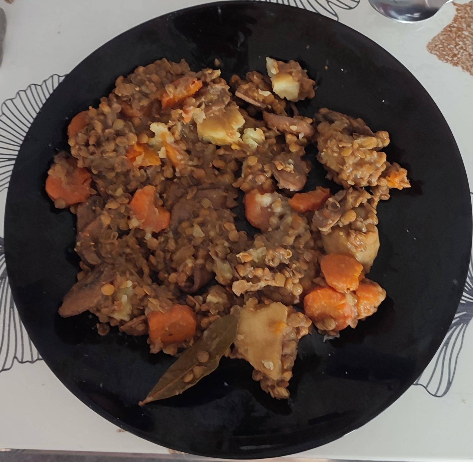 Lentilles aux carottes et pommes de terre - Recette Cookeo | Moulinex
