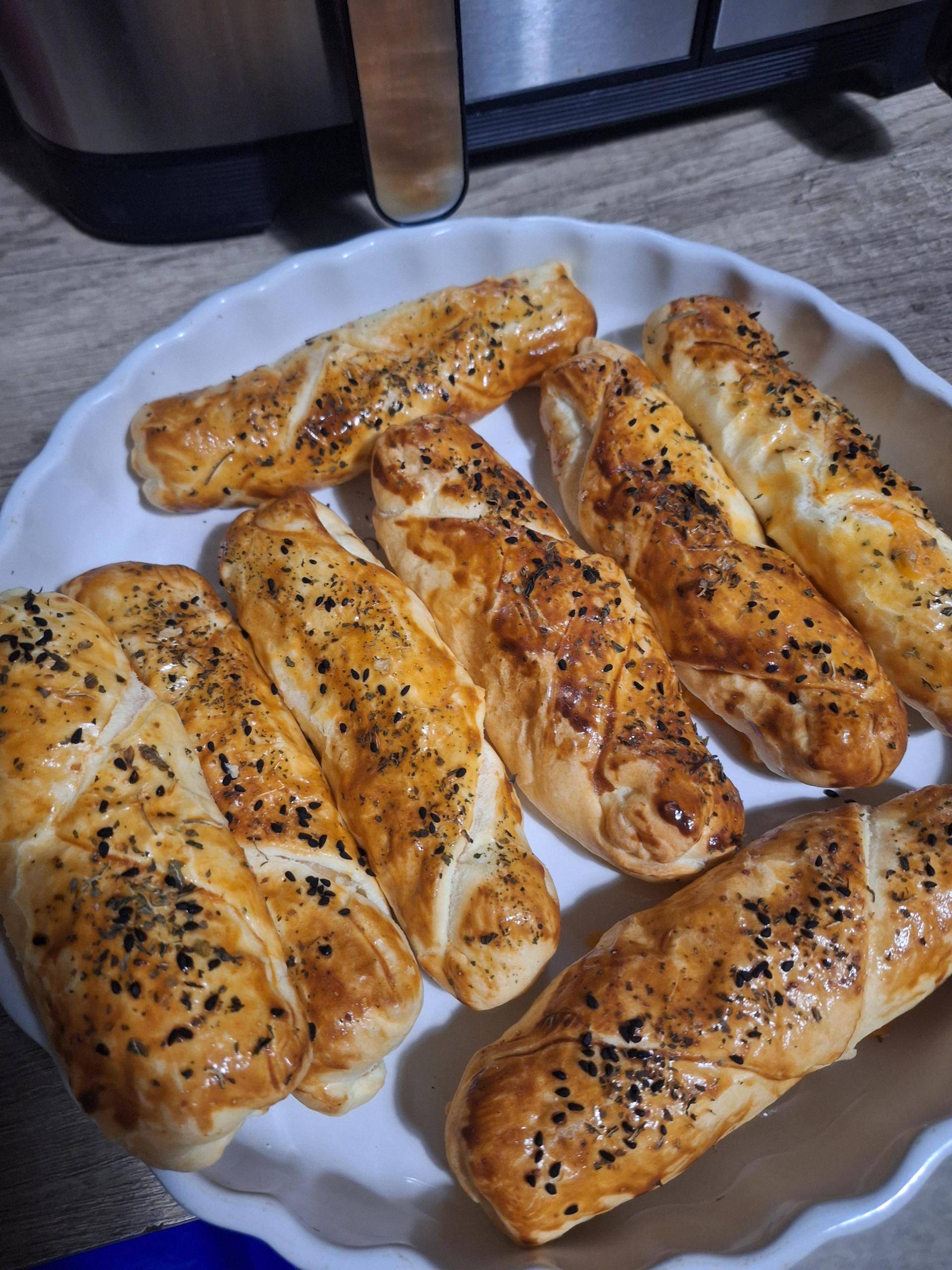 Feuilleté au saucisse - Recette Dual EasyFry&Grill | Moulinex