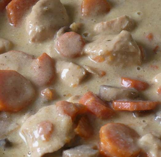 Blanquette de poulet et légumes - Recette Companion Connect XL | Moulinex