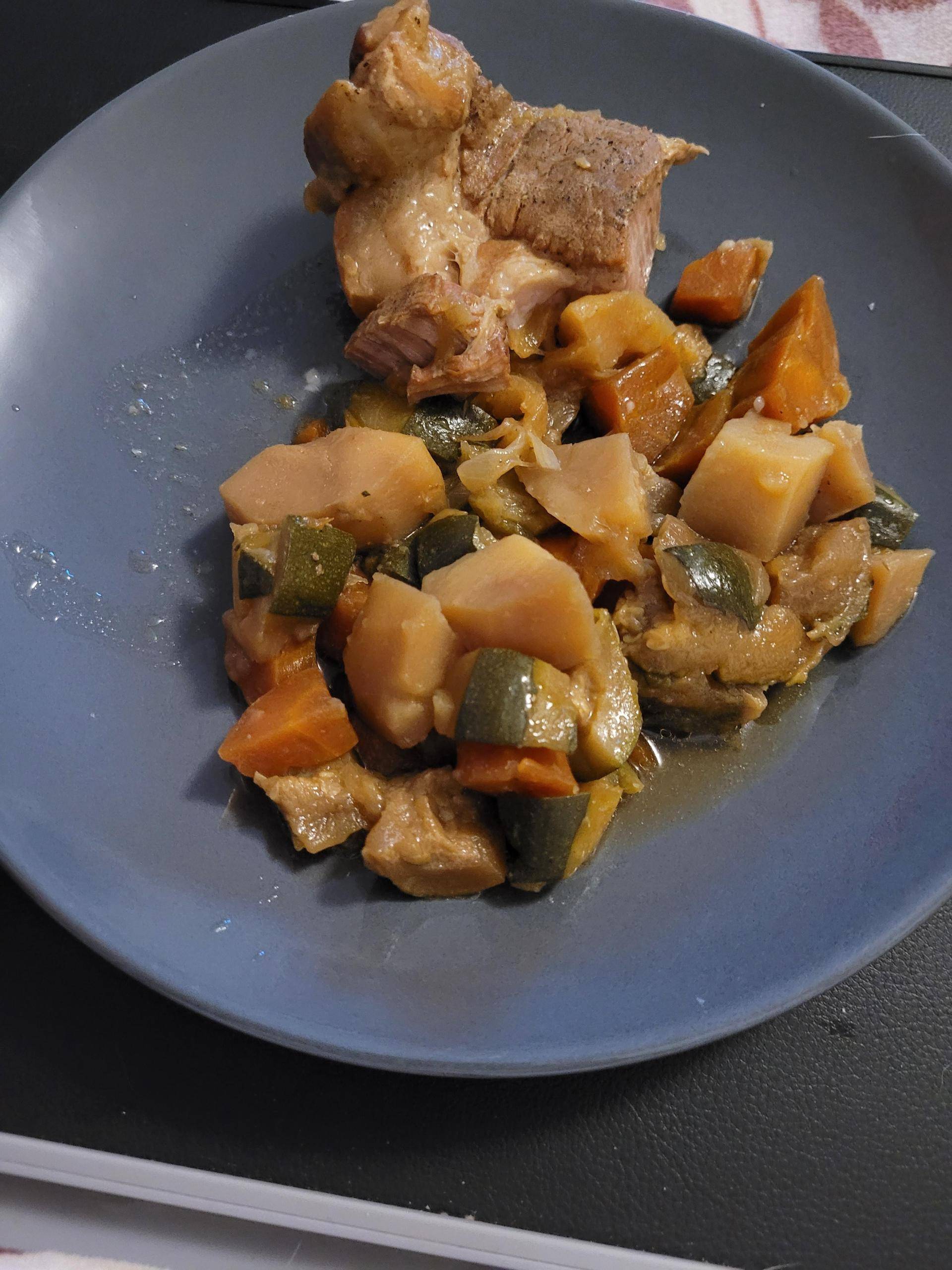 Rouelle de jambon tendre aux courgettes et aux carottes - Recette Cookeo V3 | Moulinex