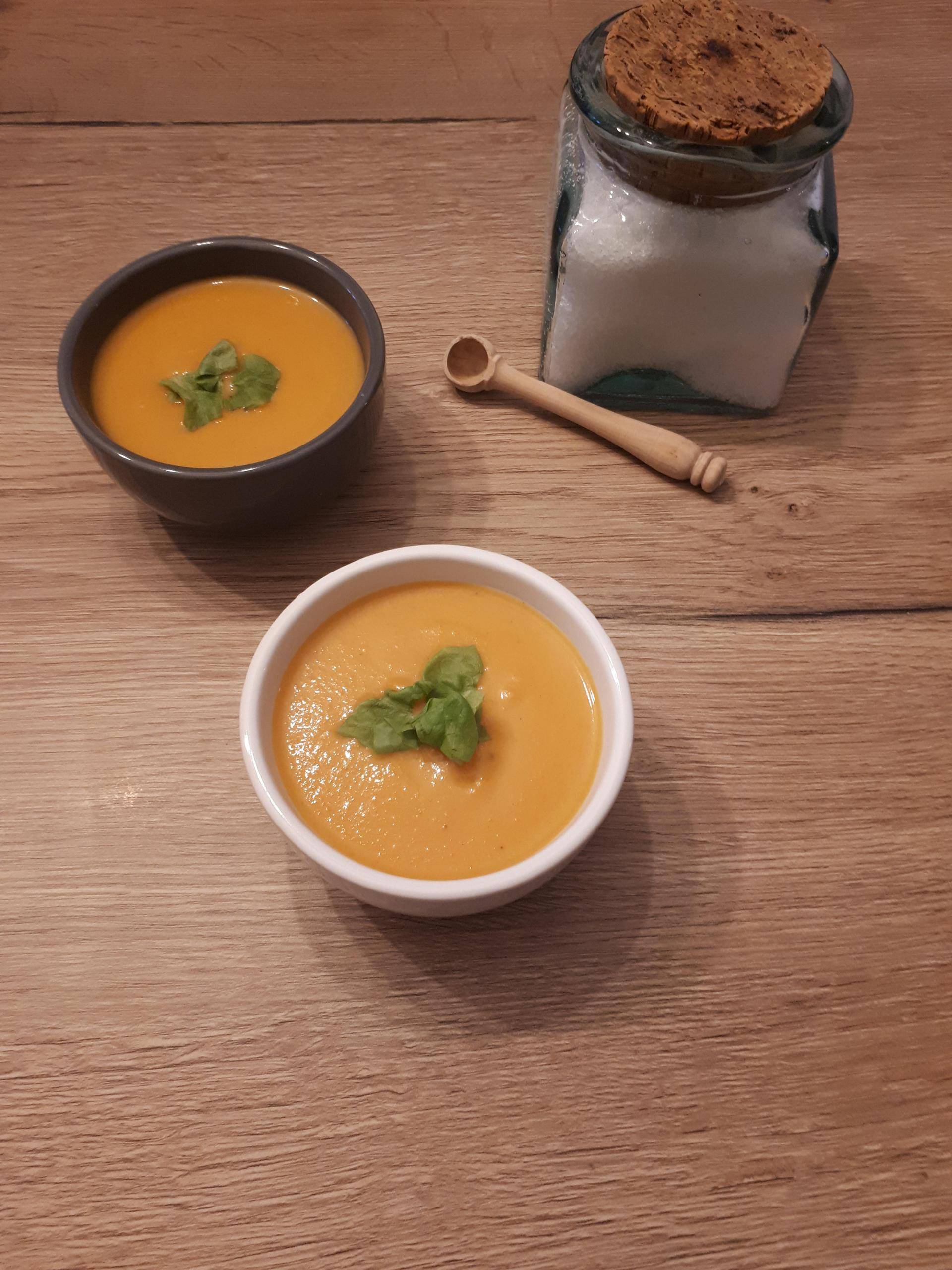 Velouté de carottes au lait de coco et curry - Recette Companion Connect XL | Moulinex