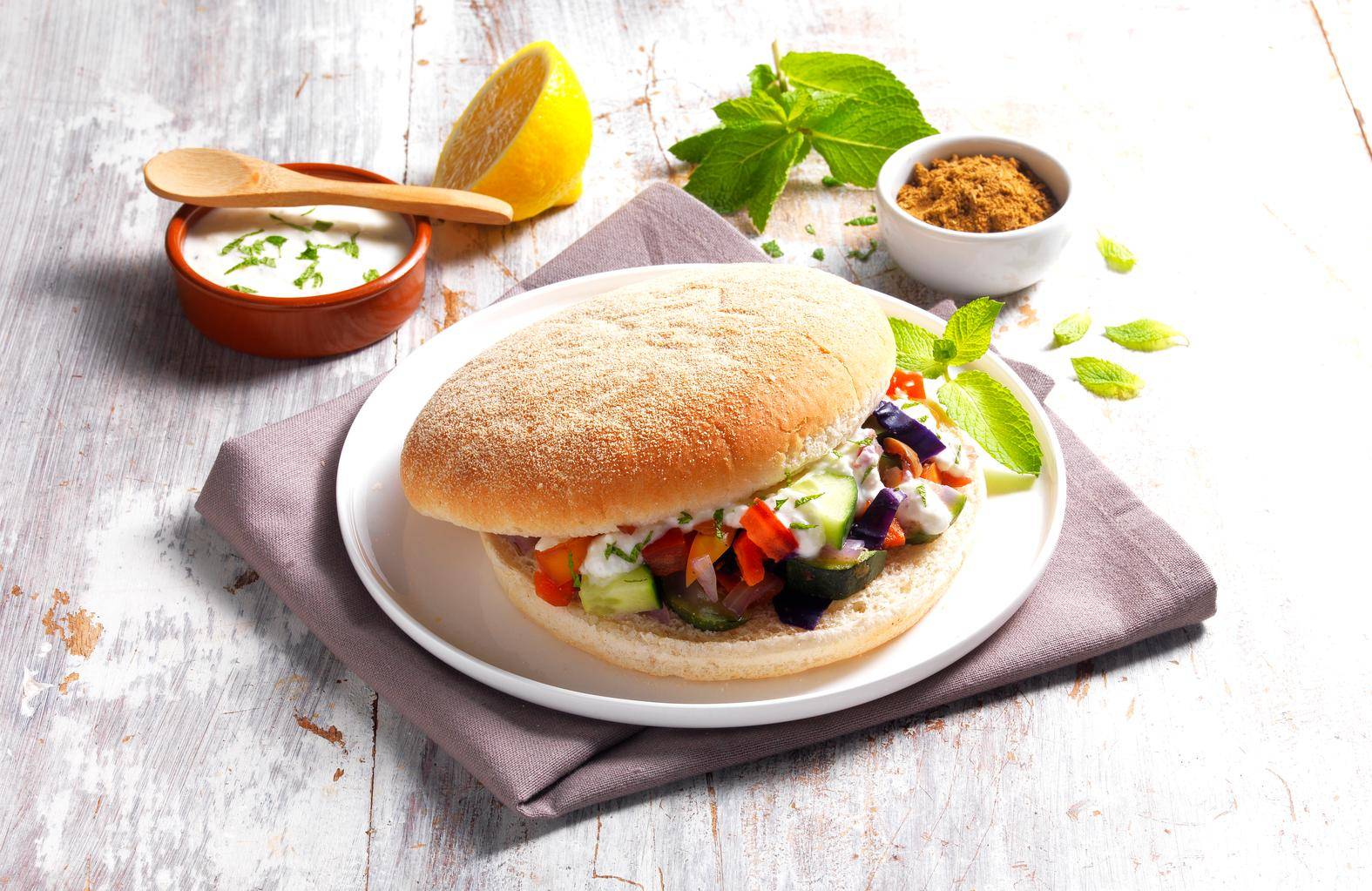 Kebab végétarien - Recette Cook'in One | Moulinex