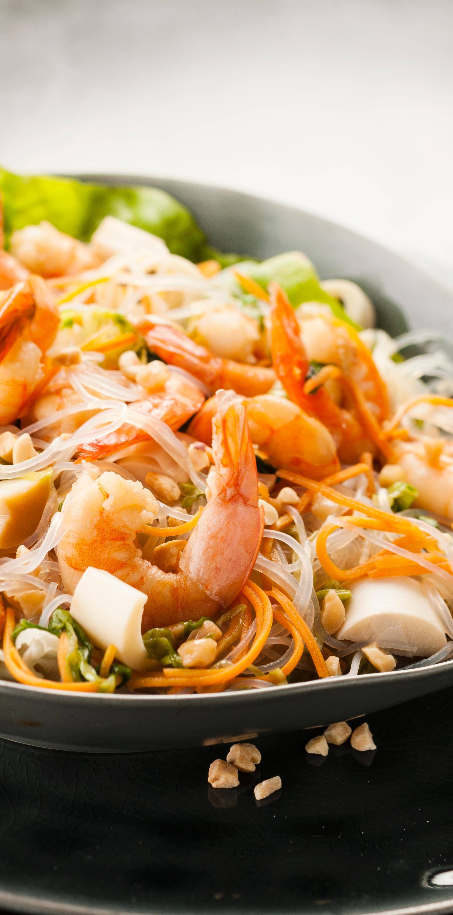 Rijstvermicelli met garnalen - Recette Cookeo | Moulinex