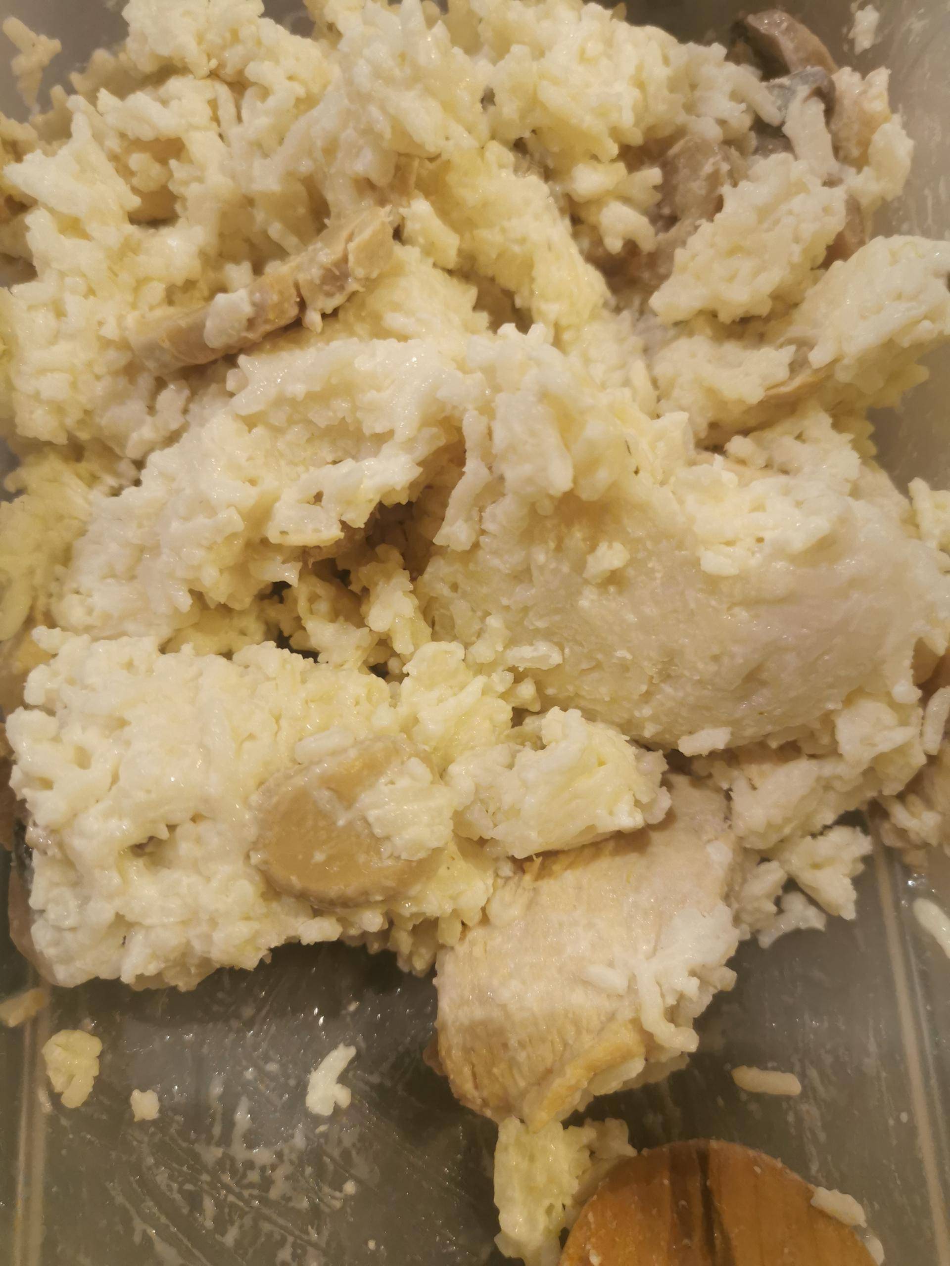 Poulet à la crème champignon avec son riz - Recette Cookeo | Moulinex