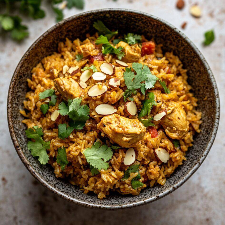 Snelle kip korma met knapperige rijst - Recette Cookeo Infinity 17in1 | Moulinex