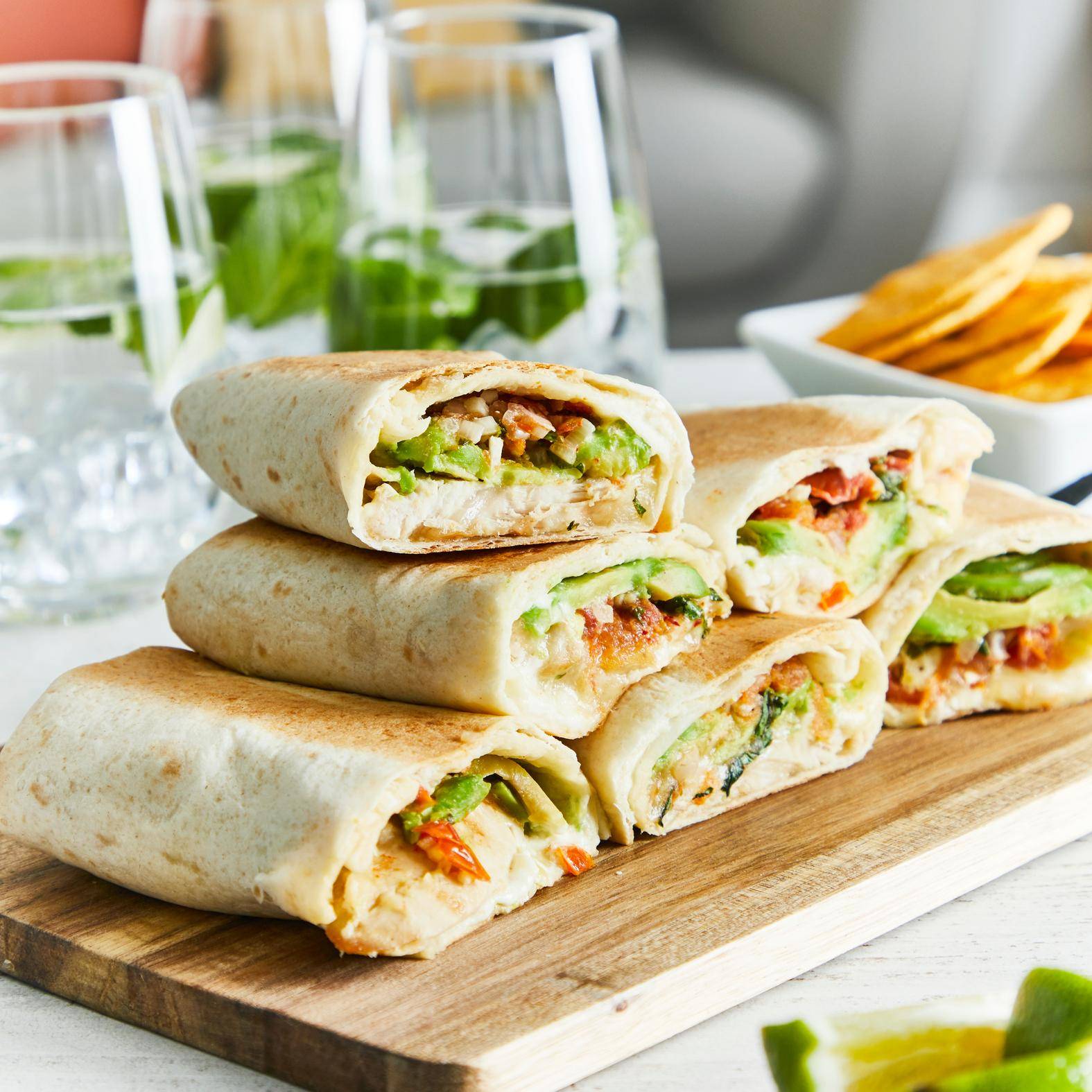 Burritos poulet avocat - Recette Cook'in One | Moulinex