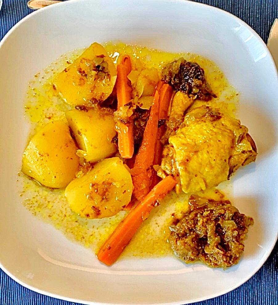 Un Presque Tajine de Poulet aux pruneaux - Recette Companion Connect | Moulinex