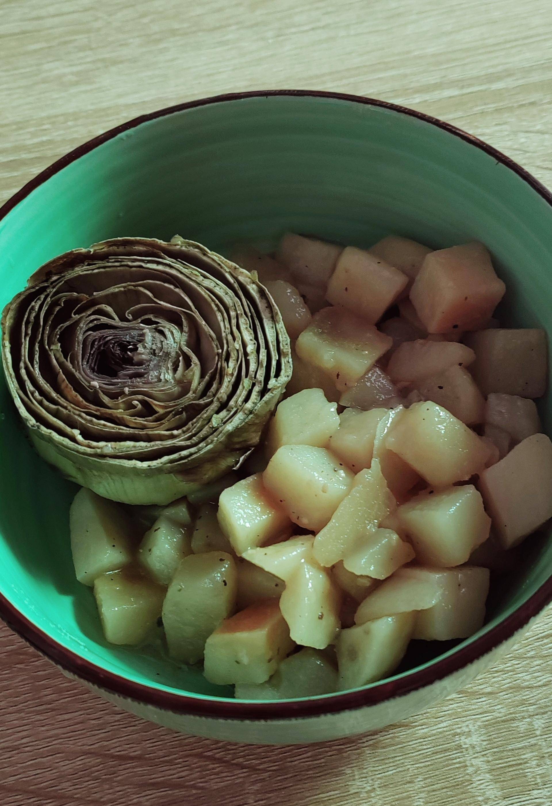 Petits artichauts violets et pommes de terre - Recette Cookeo 10in1 | Moulinex