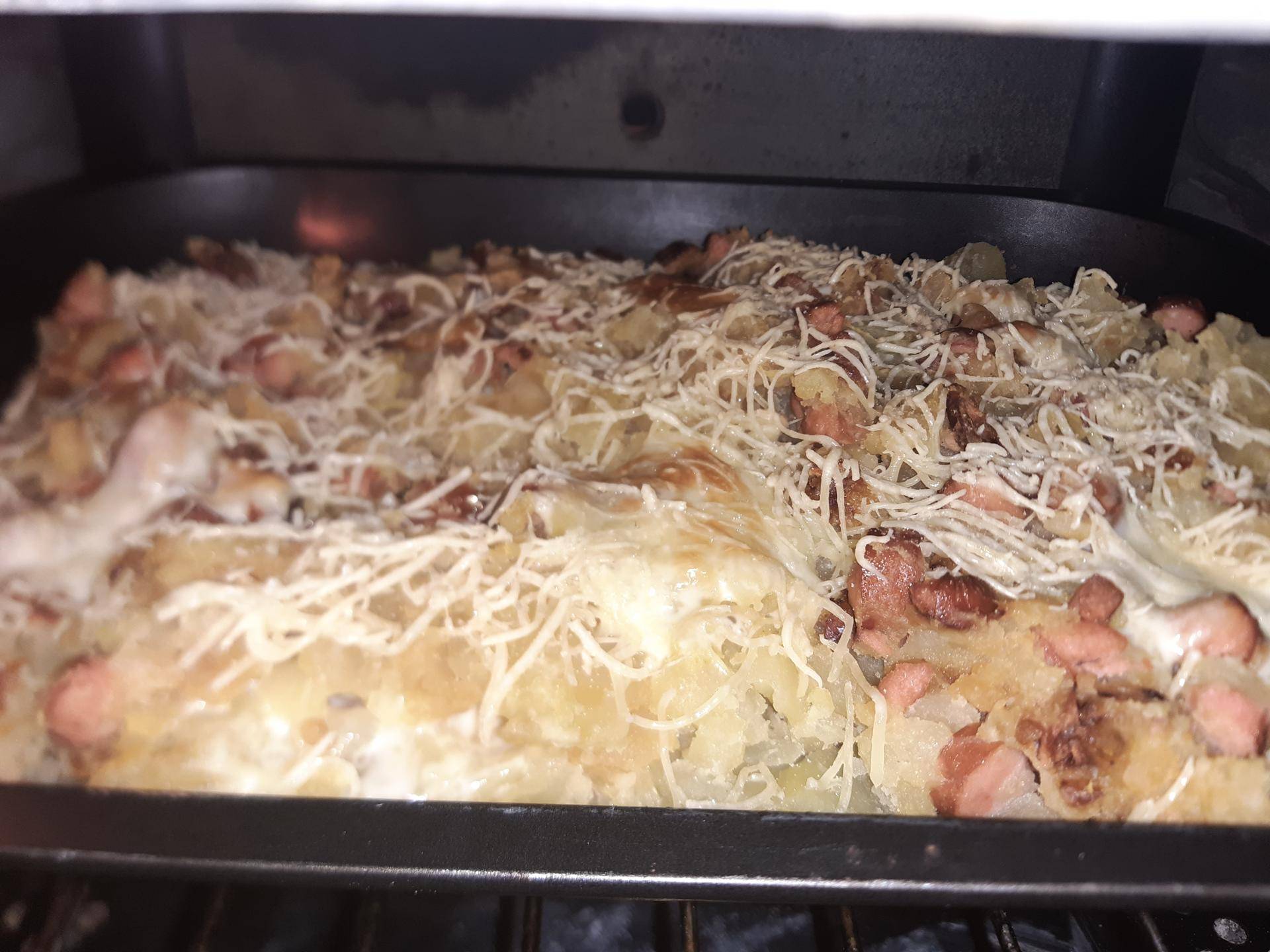 Gratin de Pommes de Terre au fromage et Knaki - Recette Cookeo | Moulinex