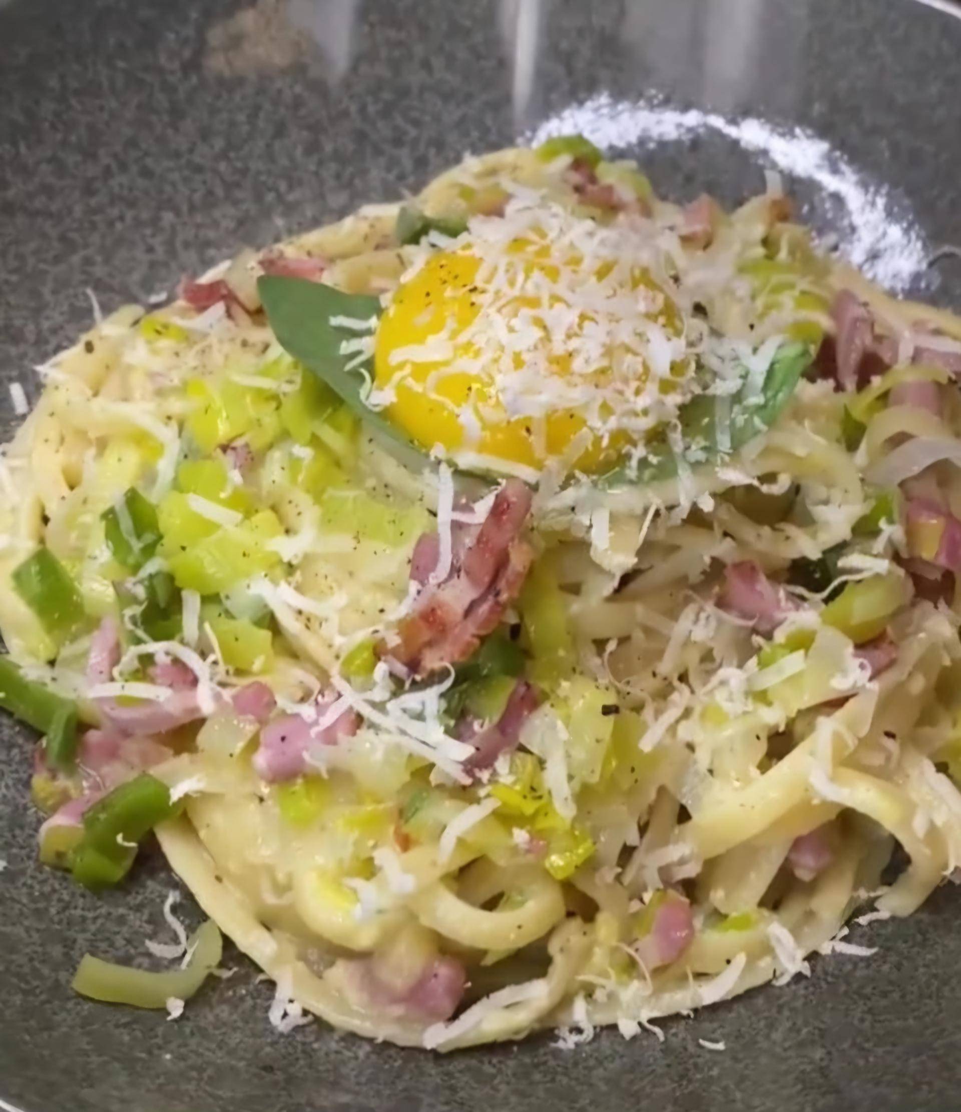 Carbonara aux poireaux - Recette Cookeo | Moulinex