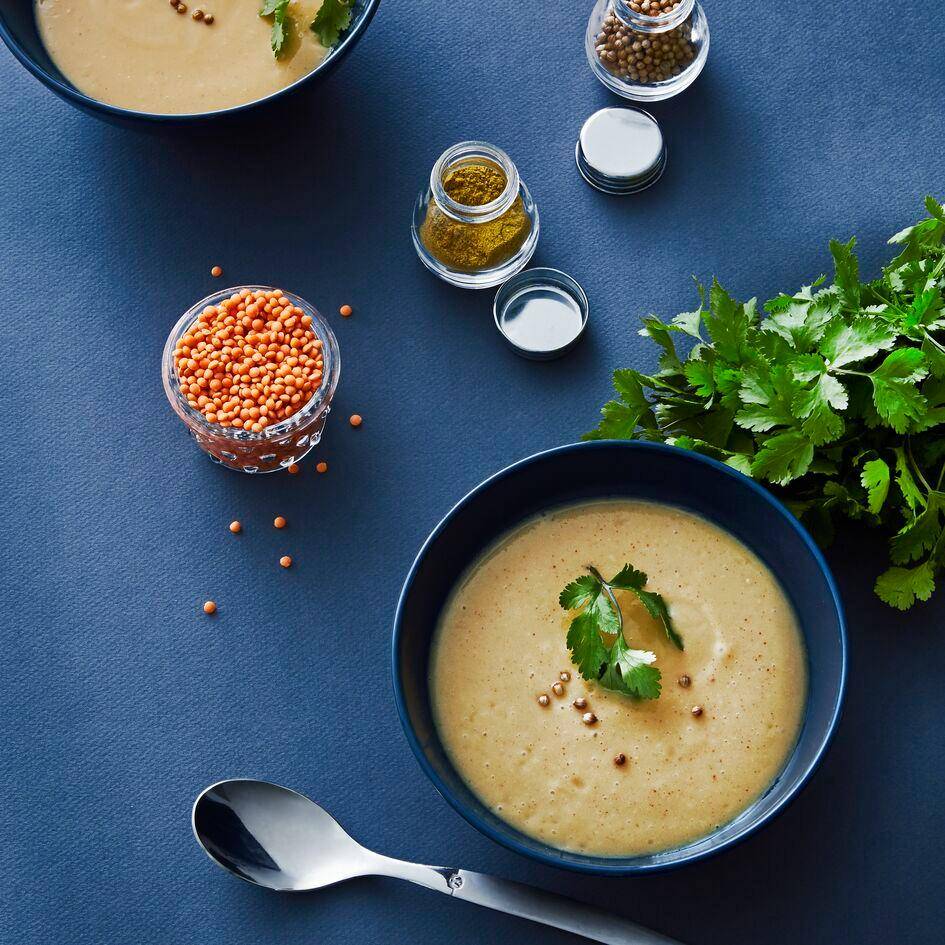 Velouté de lentilles corail au curry - Recette Perfectmix Cook | Moulinex