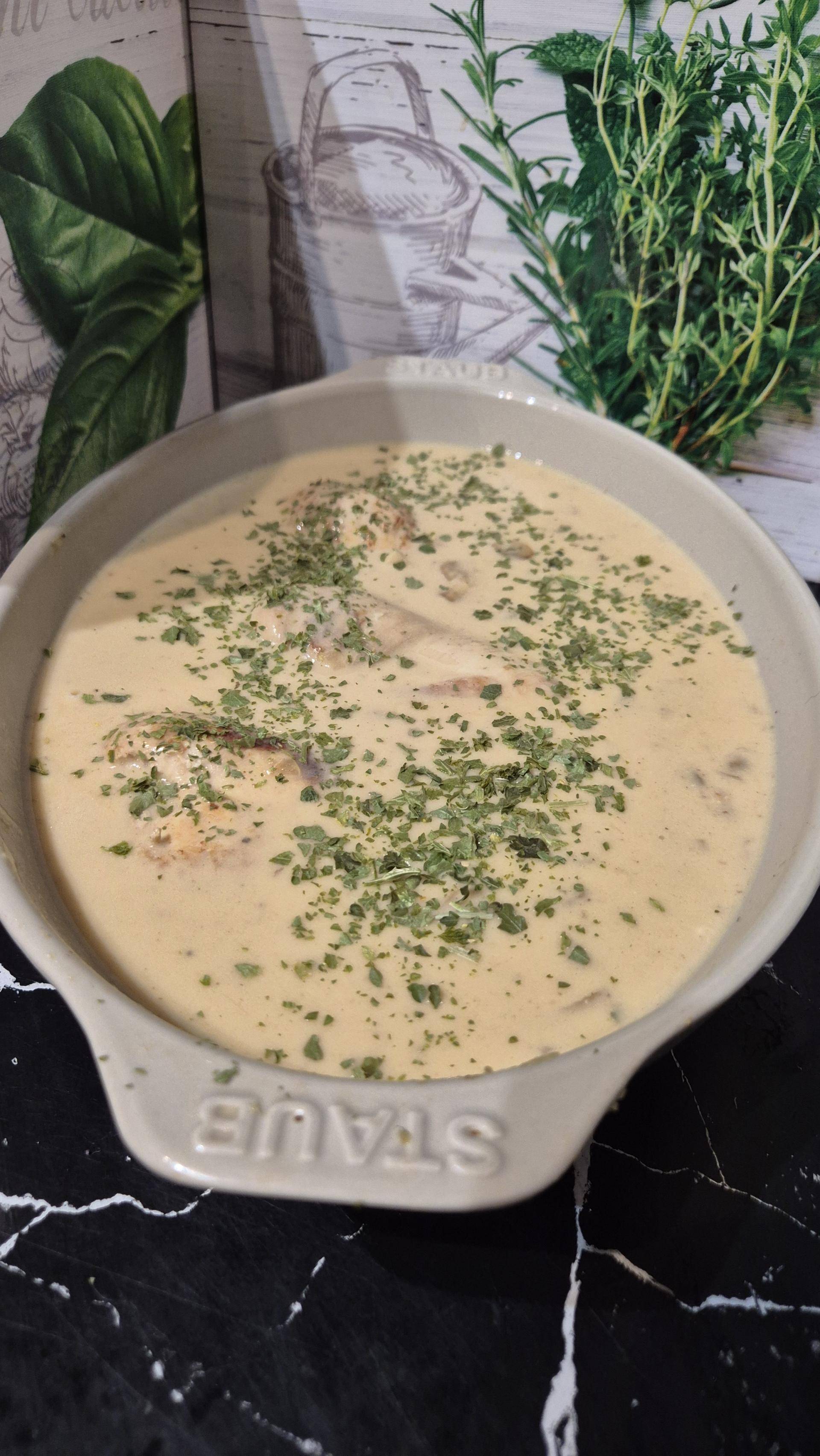 Suprêmes de poulet sauce champignons - Recette Cookeo Infinity Autostir | Moulinex