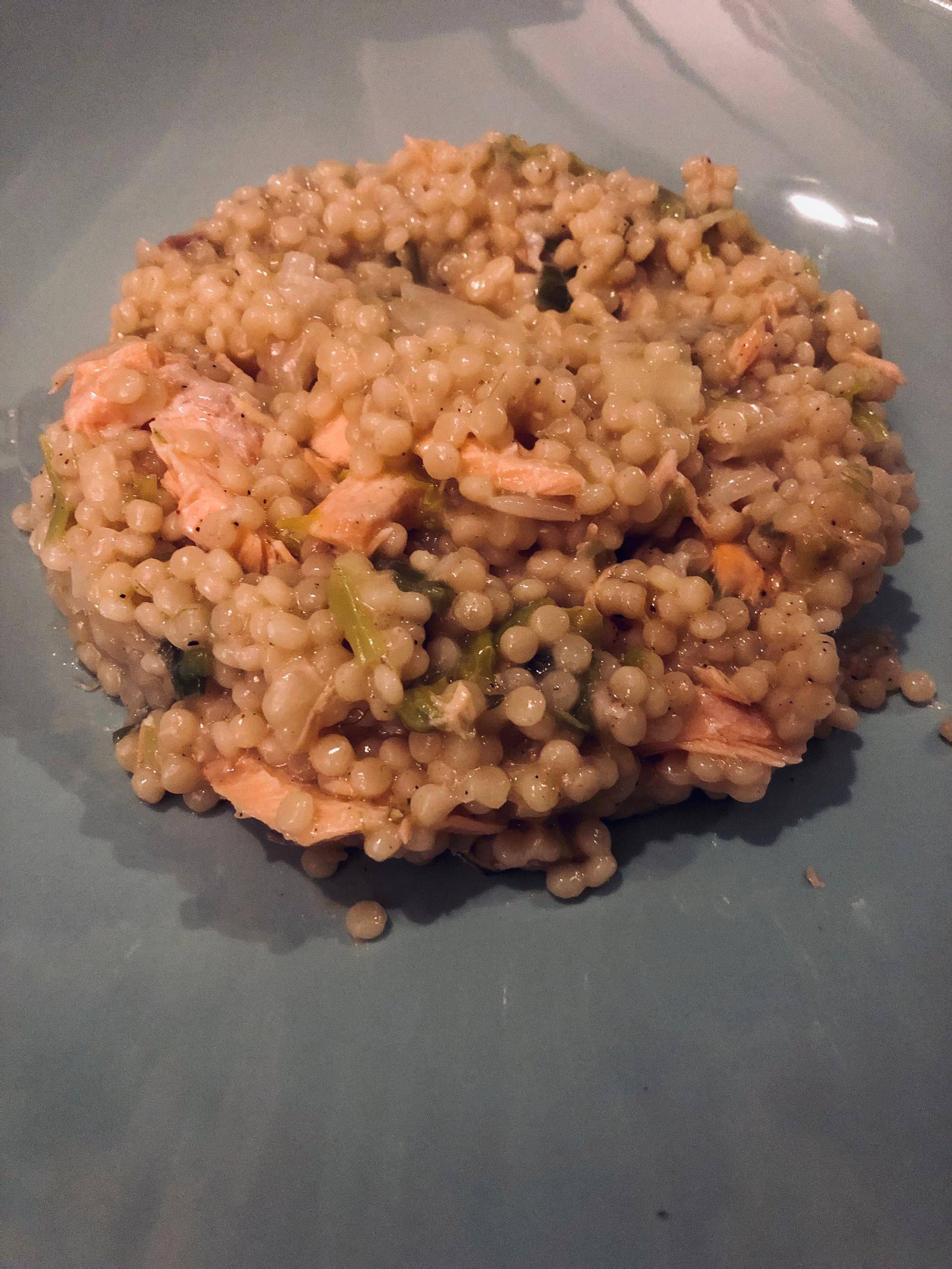 Risotto saumon poireaux - Recette Companion | Moulinex