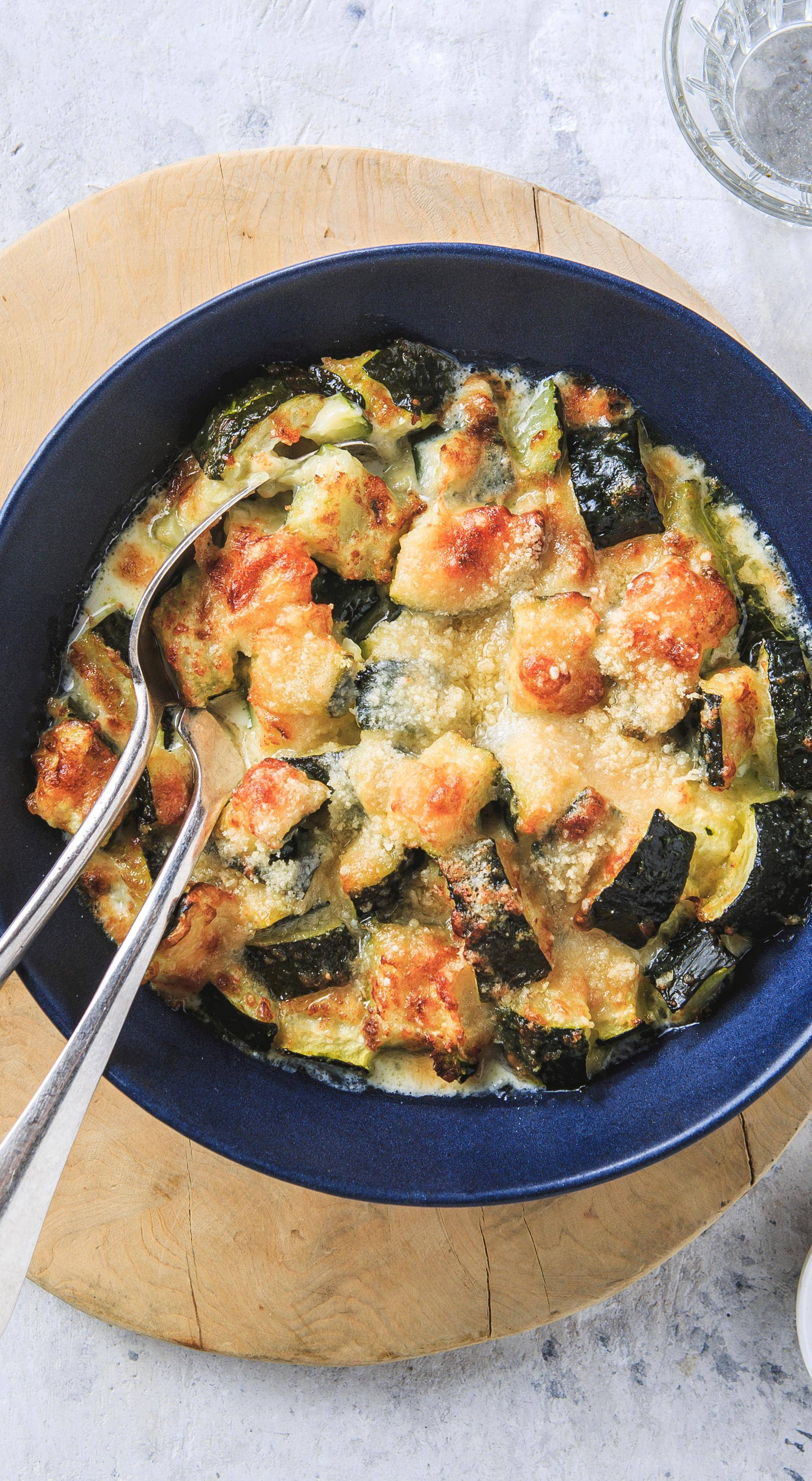 Gratin de courgettes - Recette EASY FRY GRILL & STEAM 3 in 1 | Moulinex