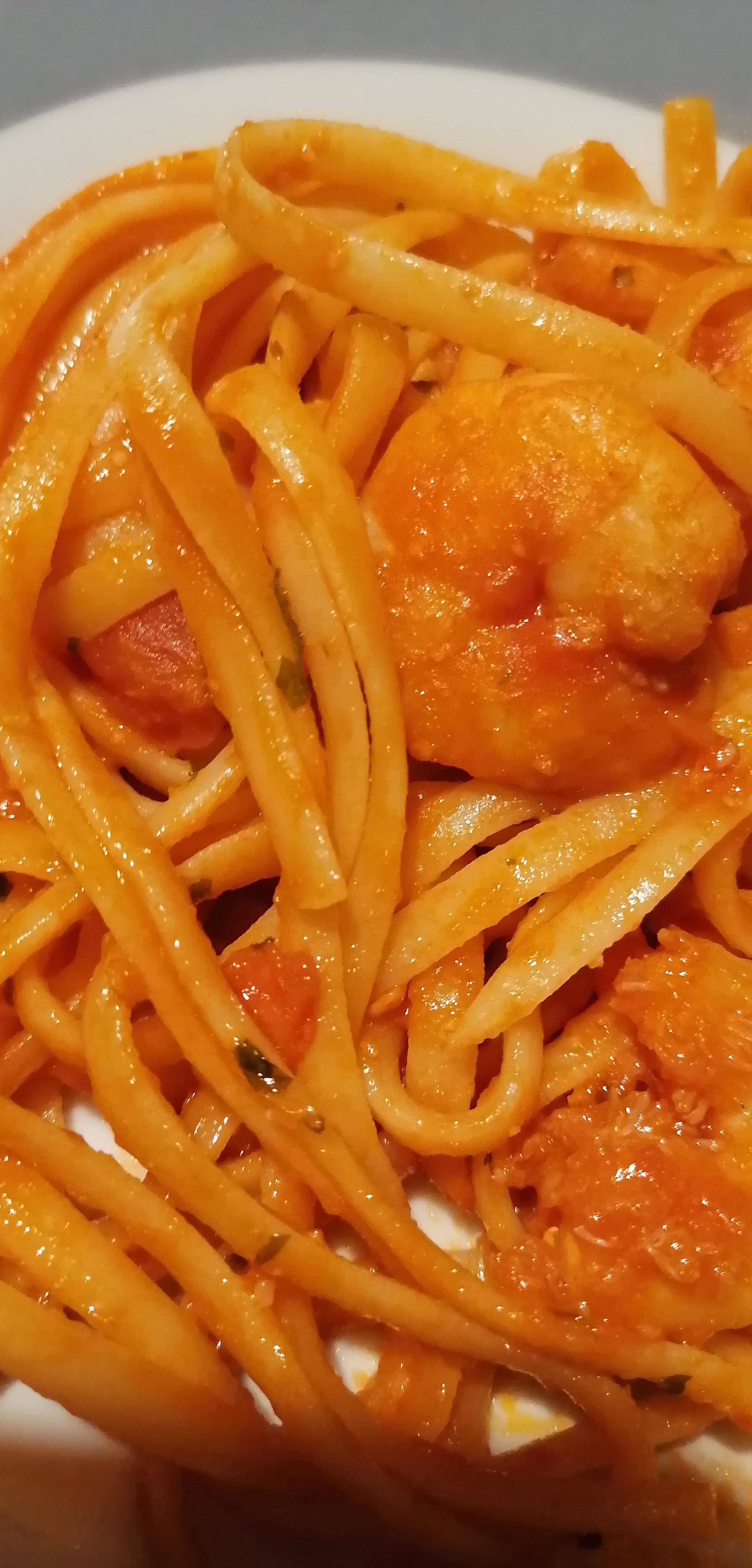 Linguine Exotiques Cookeo : Crevettes, Poivrons & Touche de Coco au Curry - Recette Cookeo V3 | Moulinex