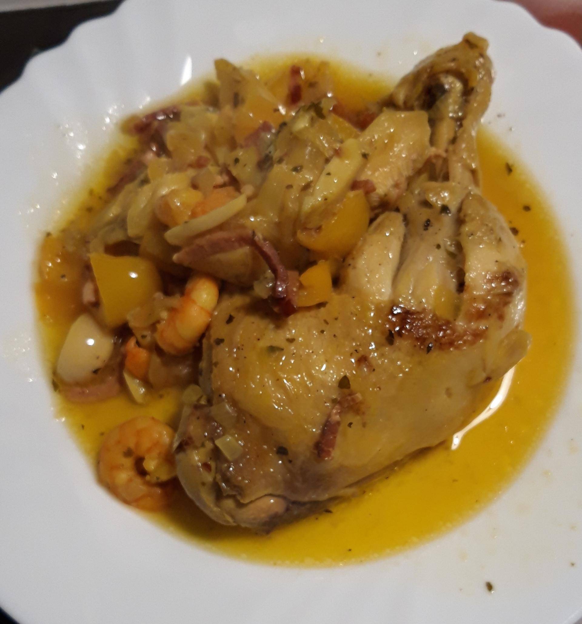 Poulet crevettes artichauts - Recette Cookeo | Moulinex