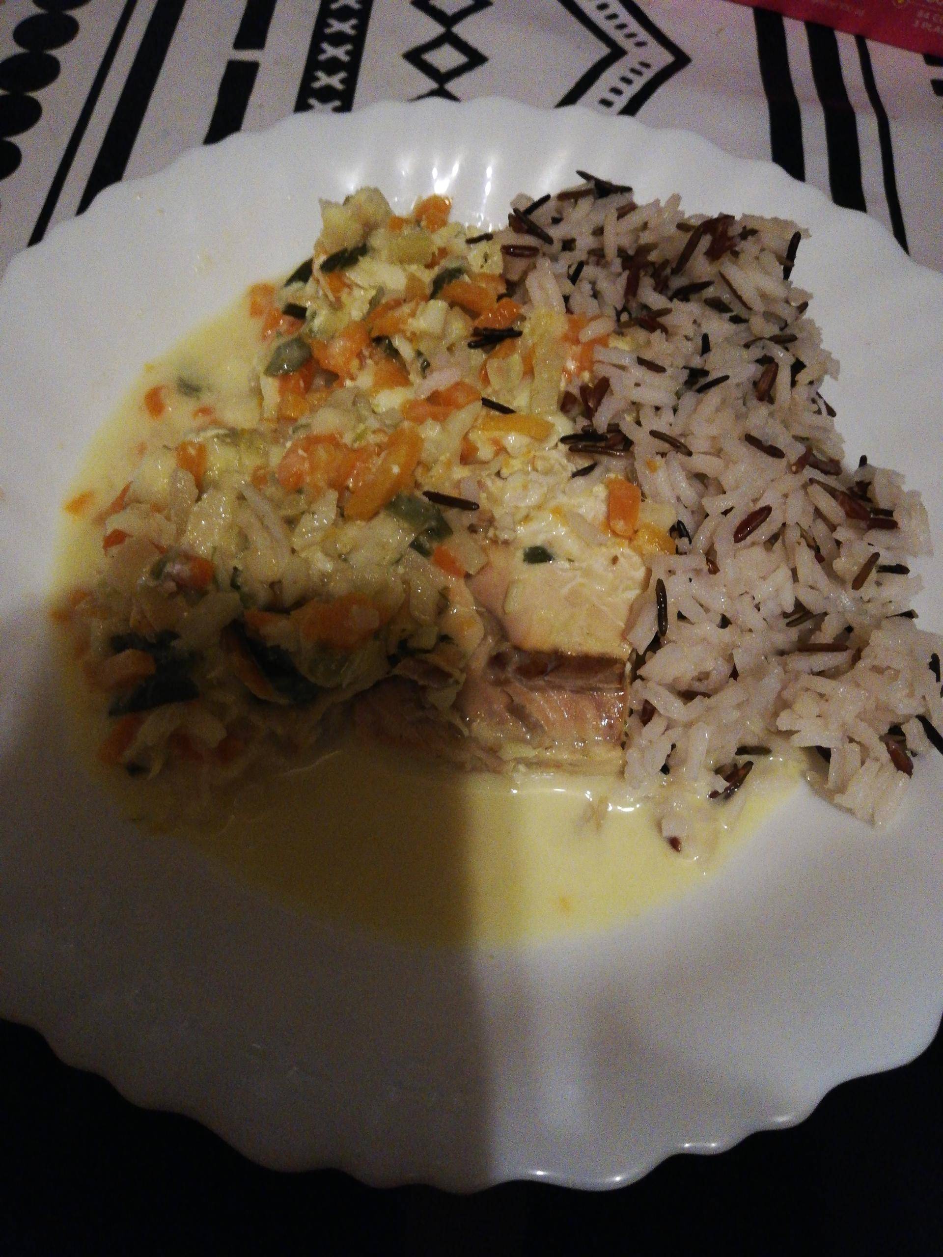 Poisson au curry et à la julienne de légumes - Recette Cookeo | Moulinex