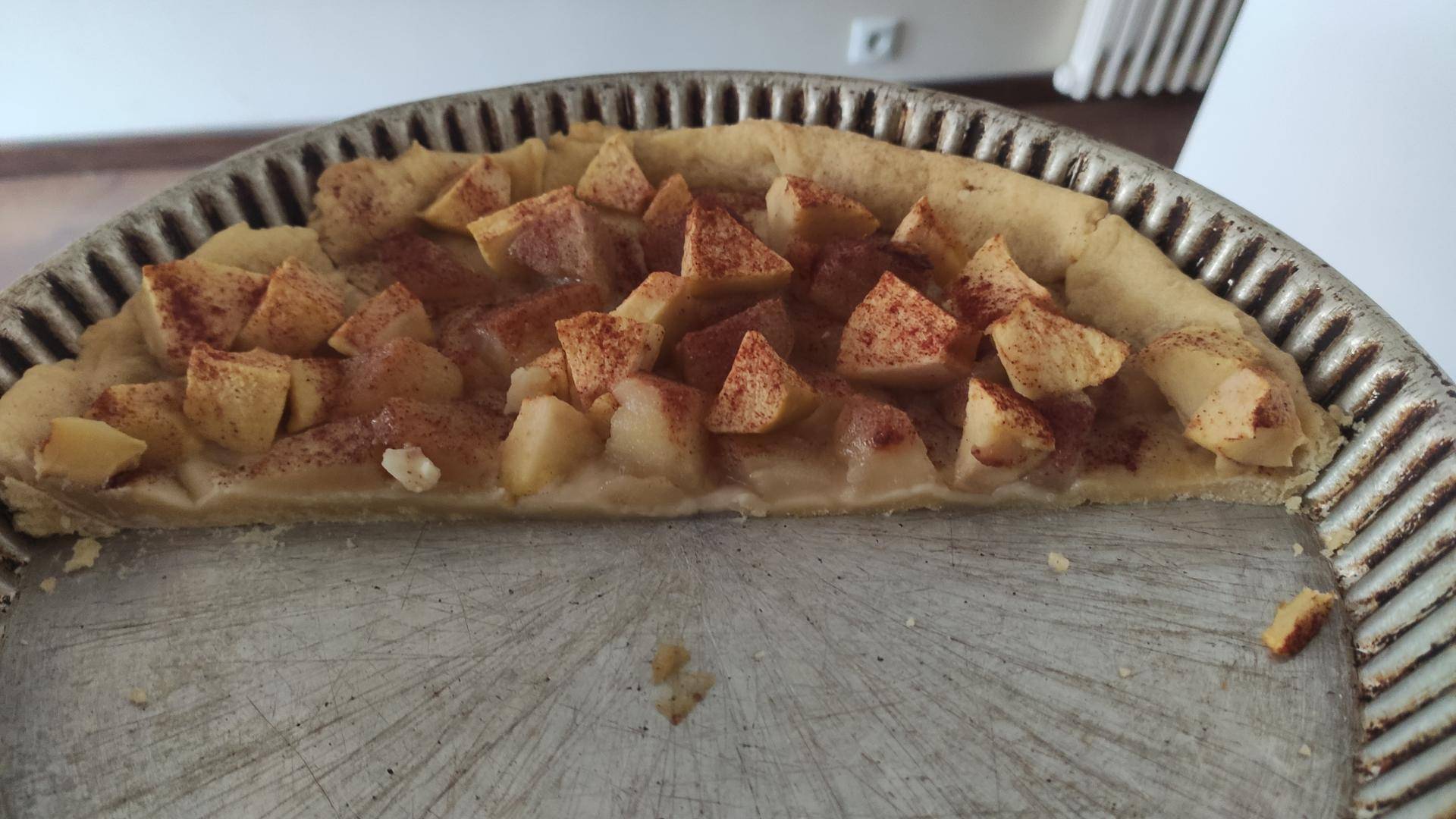 Tarte pommes poires cannelle - Recette Companion | Moulinex