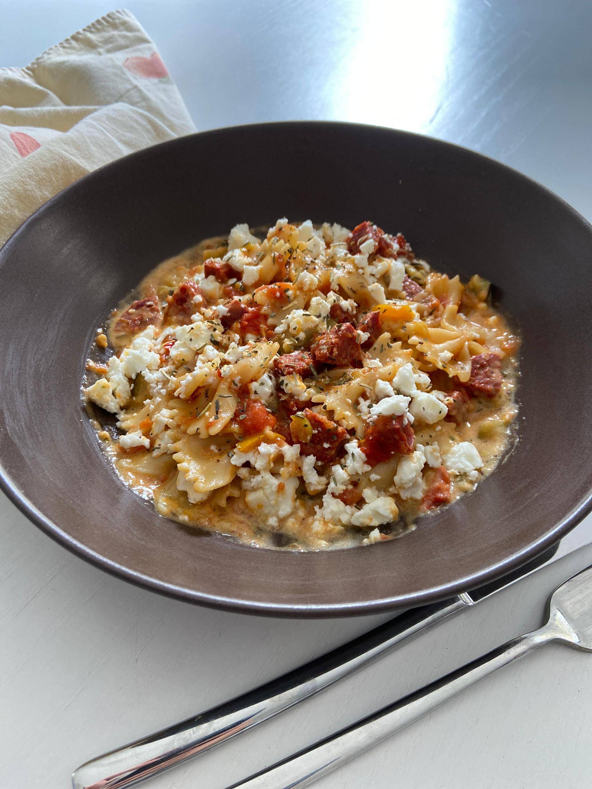 One pot pasta estivale - Recette Cookeo | Moulinex