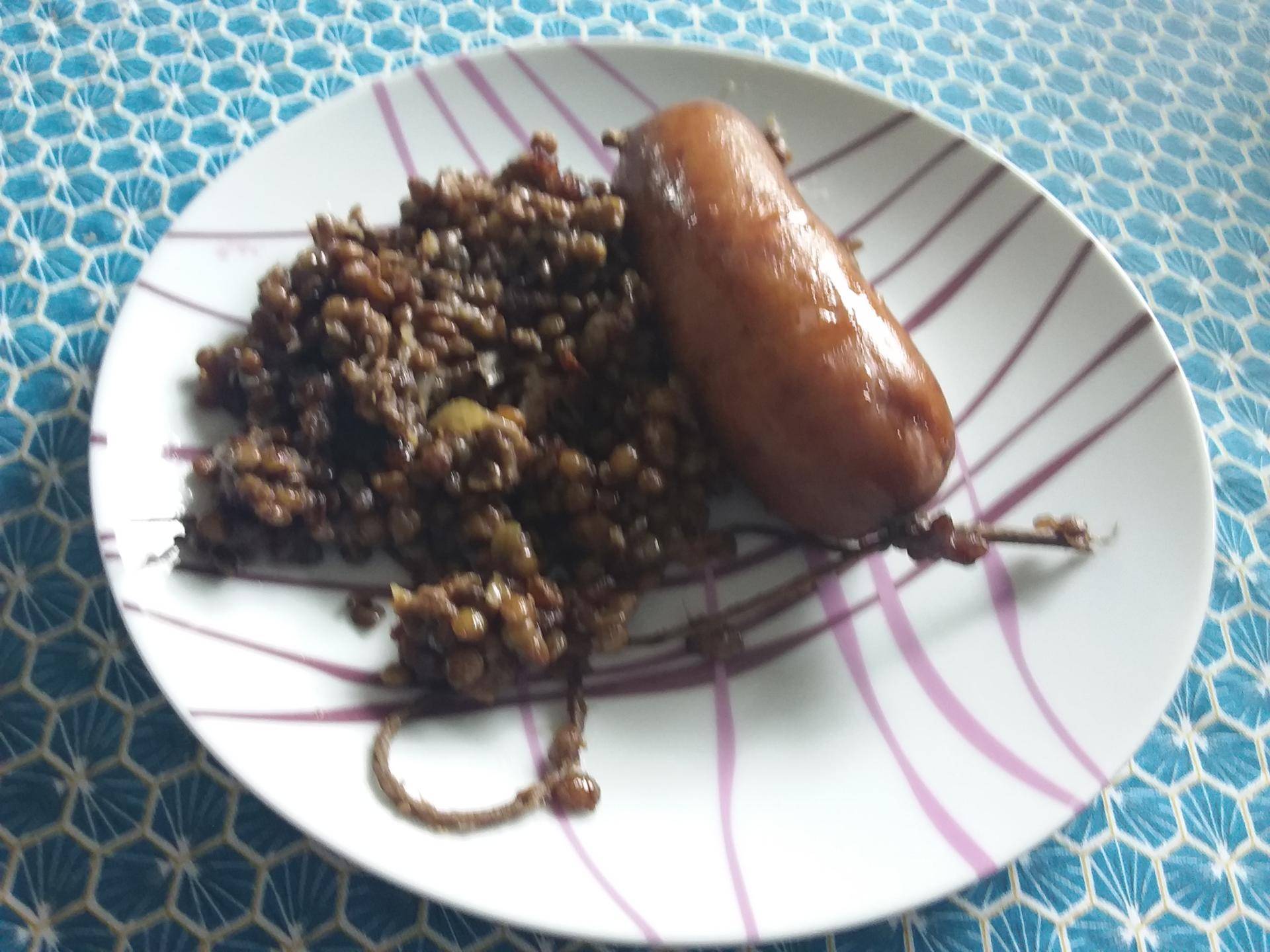 Lentilles aux saucisses de Morteau - Recette Cookeo | Moulinex