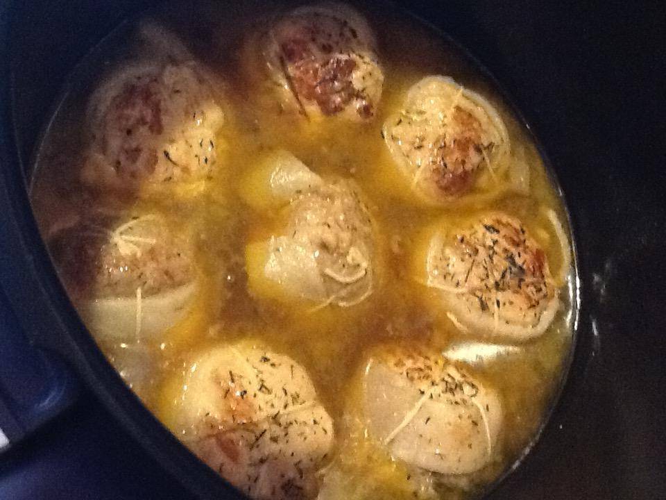Petites paupiettes de poulet sauce chasseur - Recette Cookeo | Moulinex