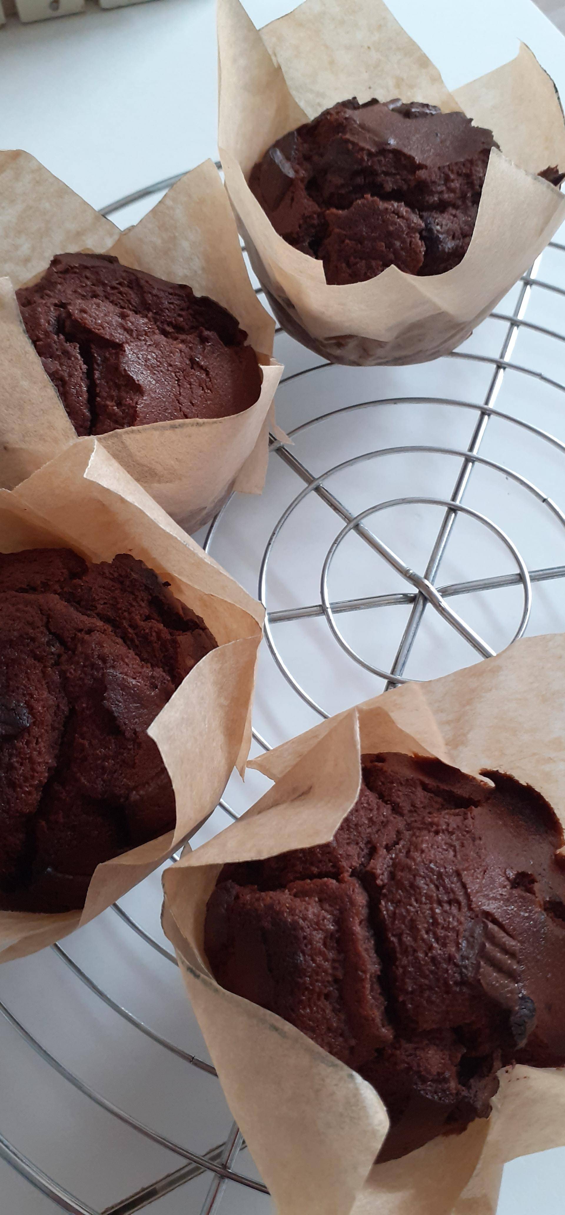 Muffins au chocolat - Recette DUAL EASY FRY XXL | Moulinex