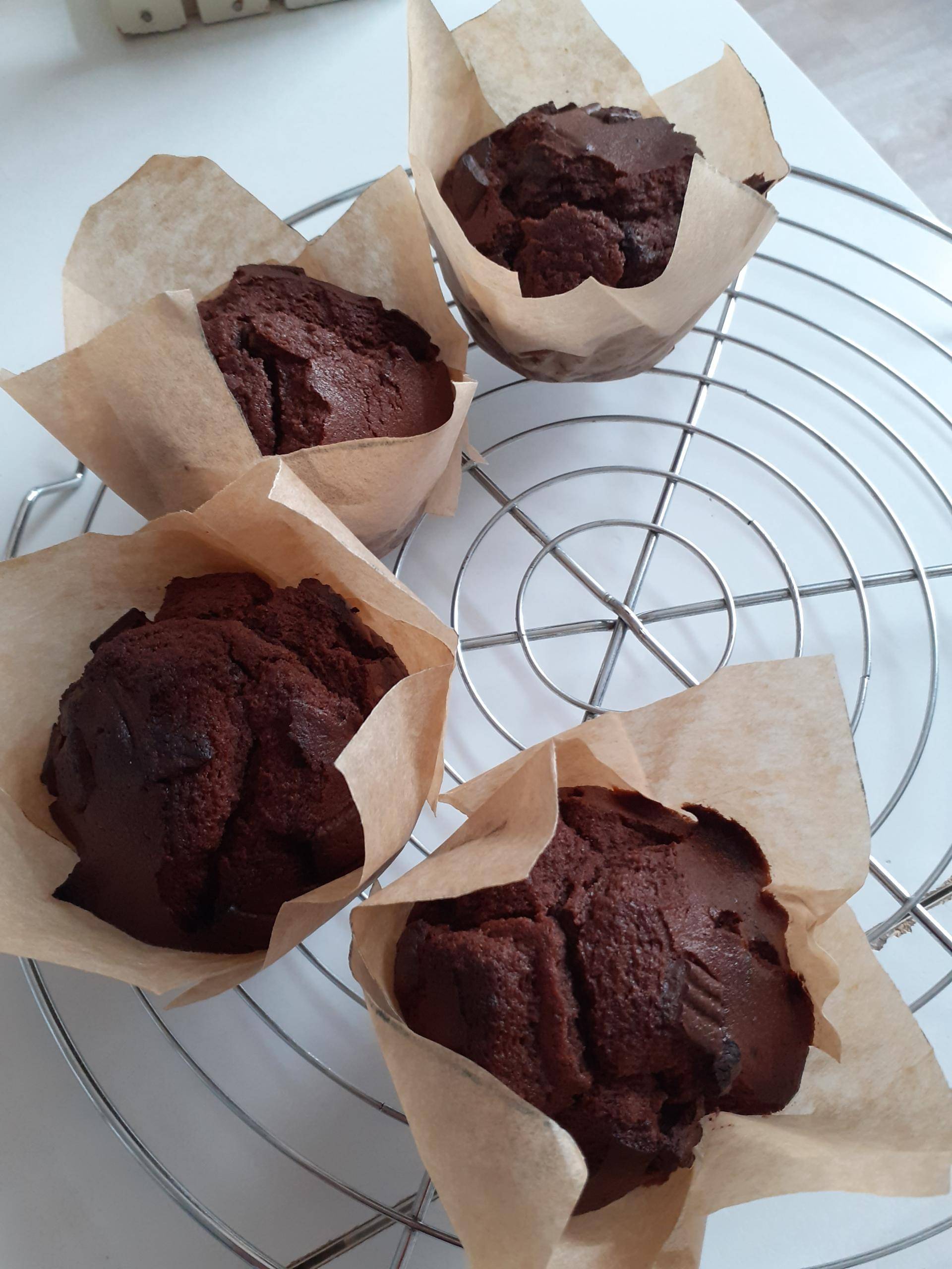 Muffins au chocolat - Recette DUAL EASY FRY XXL | Moulinex