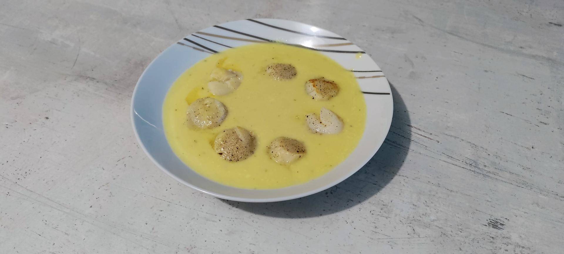 Velouté poireaux St Jacques - Recette Cookeo | Moulinex