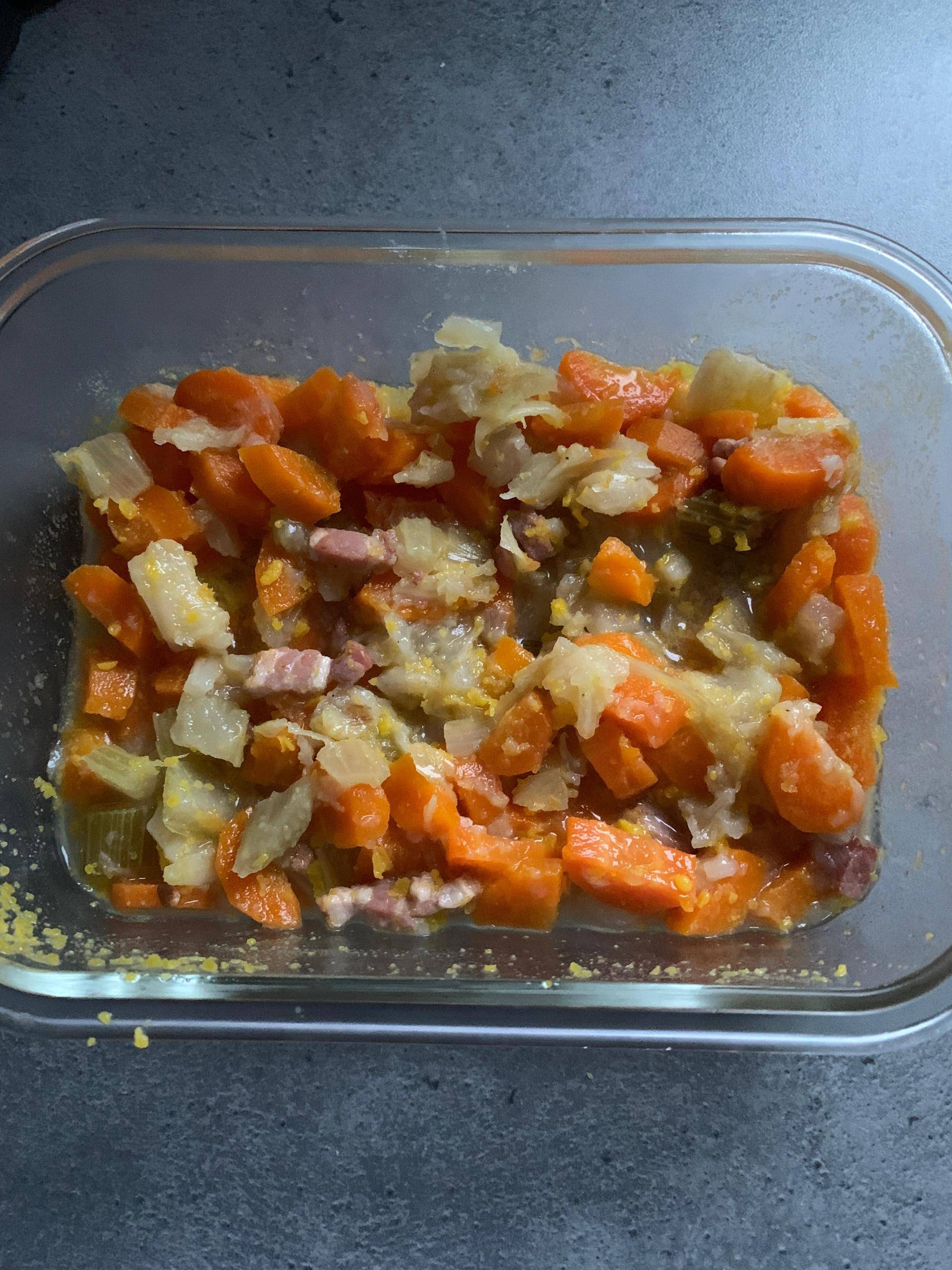 Fenouil aux carottes et lardons fumés - Recette Cookeo V3 | Moulinex