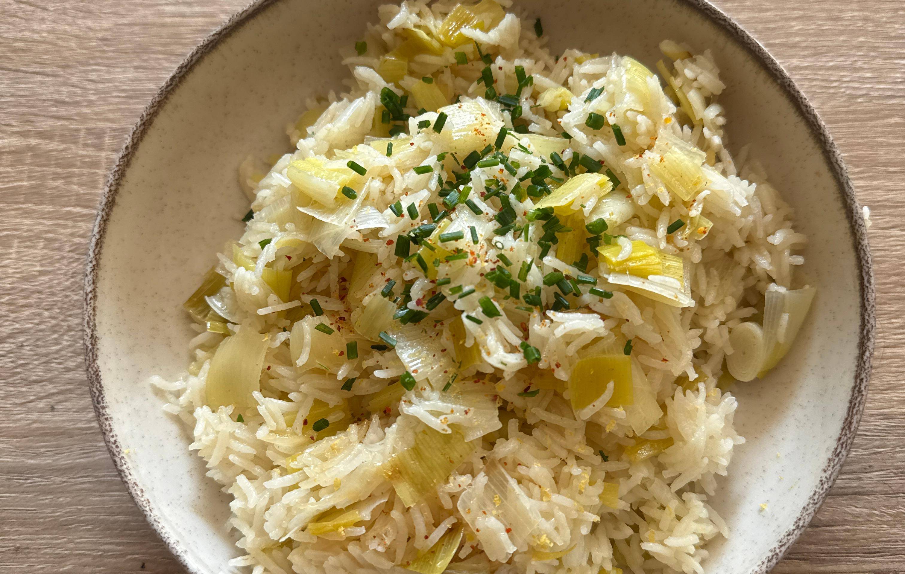 Riz pilaf poireau chorizo - Recette Cookeo | Moulinex