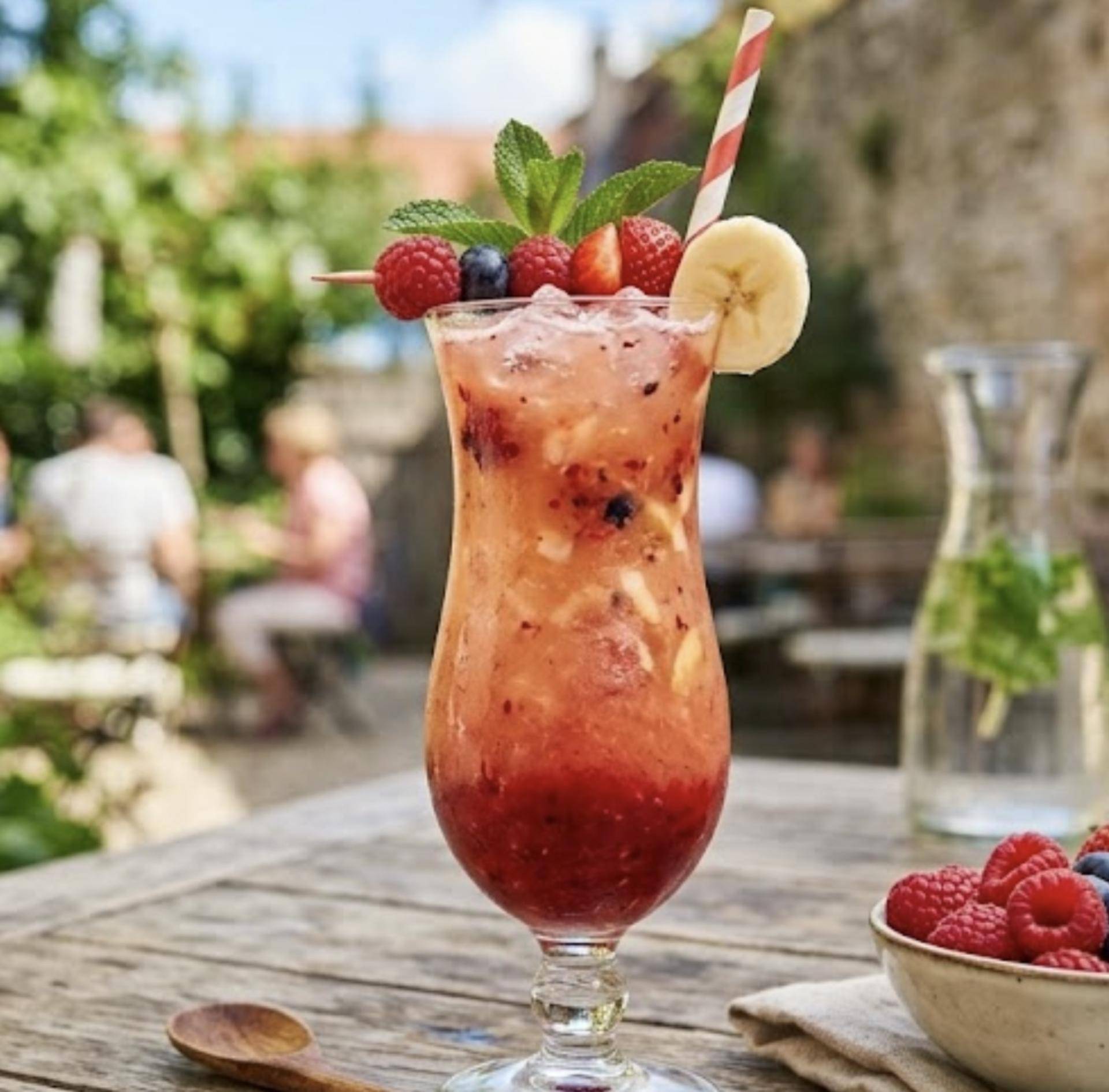 Cocktail givré, fruits rouges et pommes - Recette Companion Connect XL | Moulinex