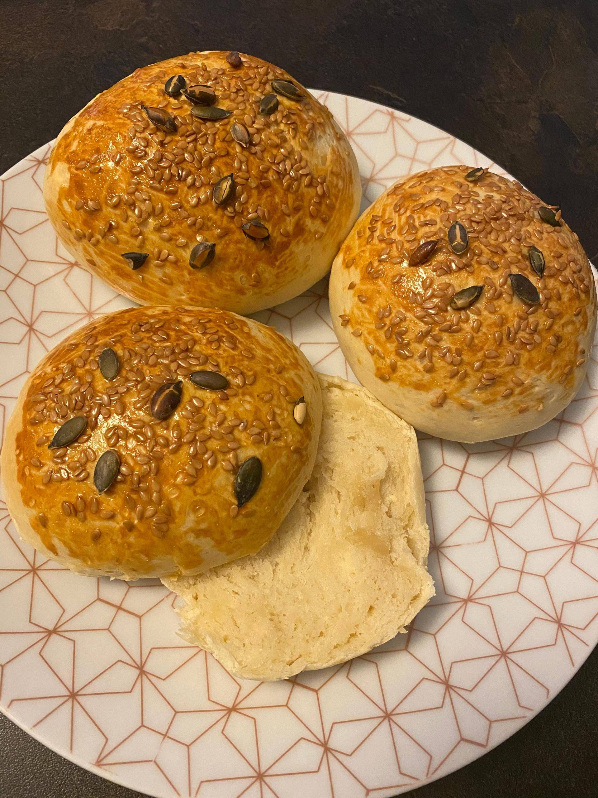 Pain burger (recette de Brice) - Recette Companion Connect | Moulinex