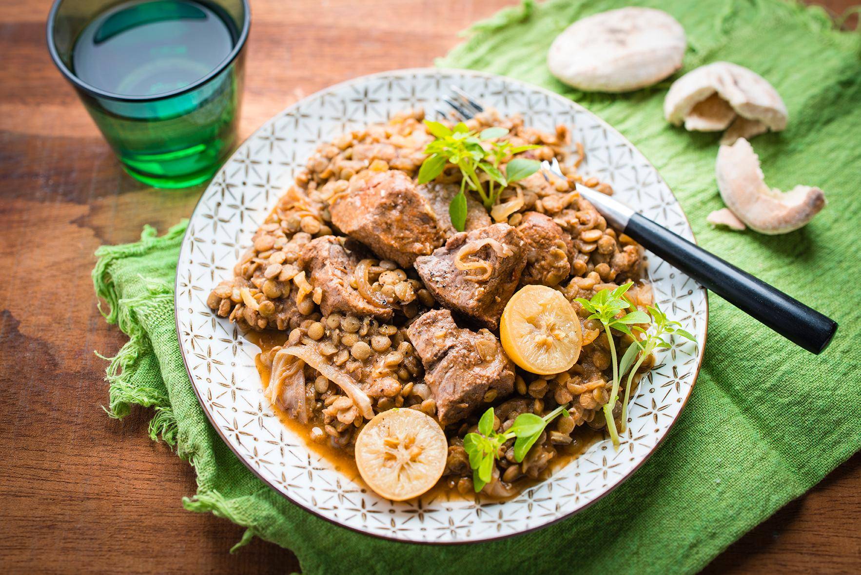 Rund linzen, gekonfijte citroen - Recette Cookeo | Moulinex